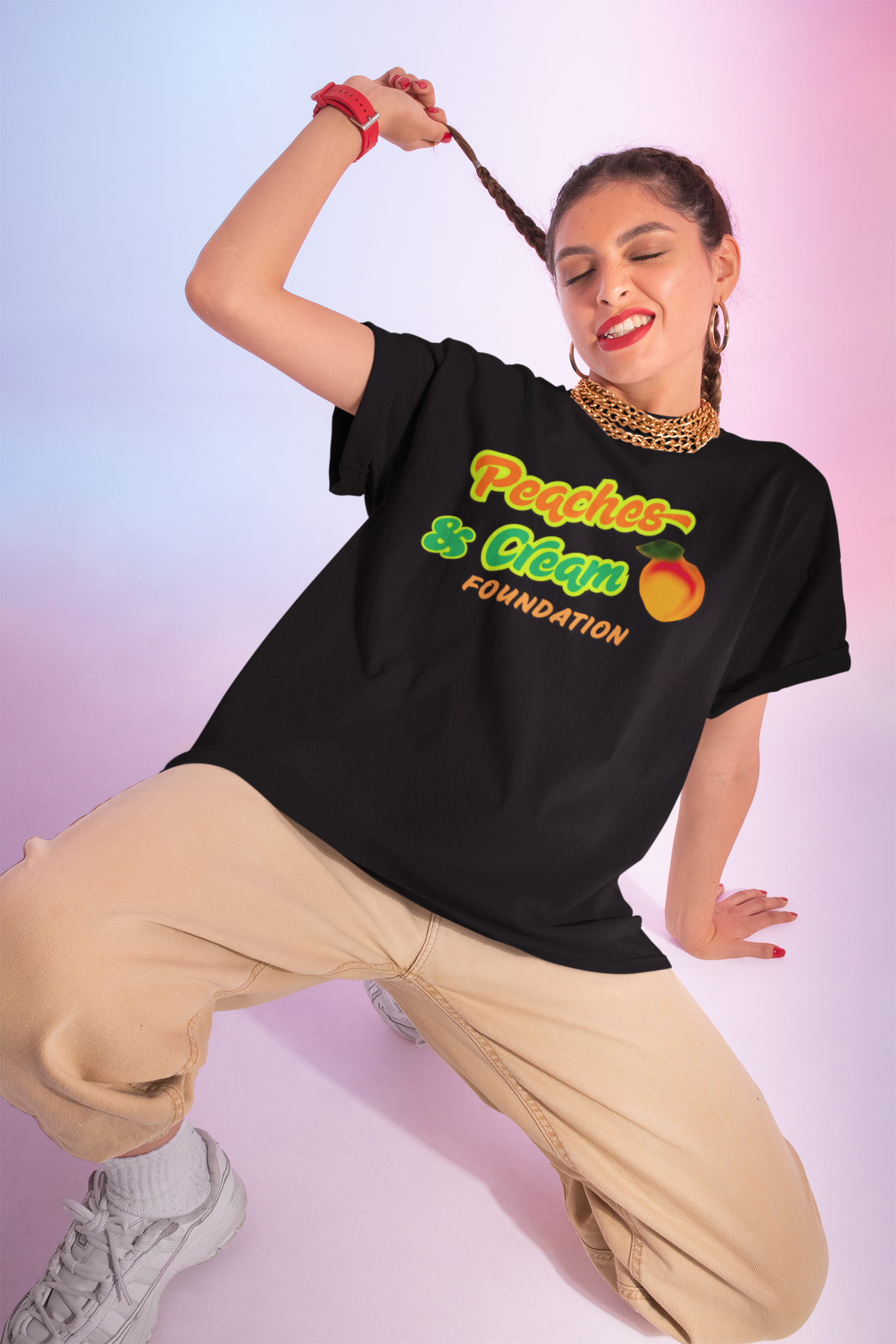 Peaches &amp; Cream Color Pop Tee