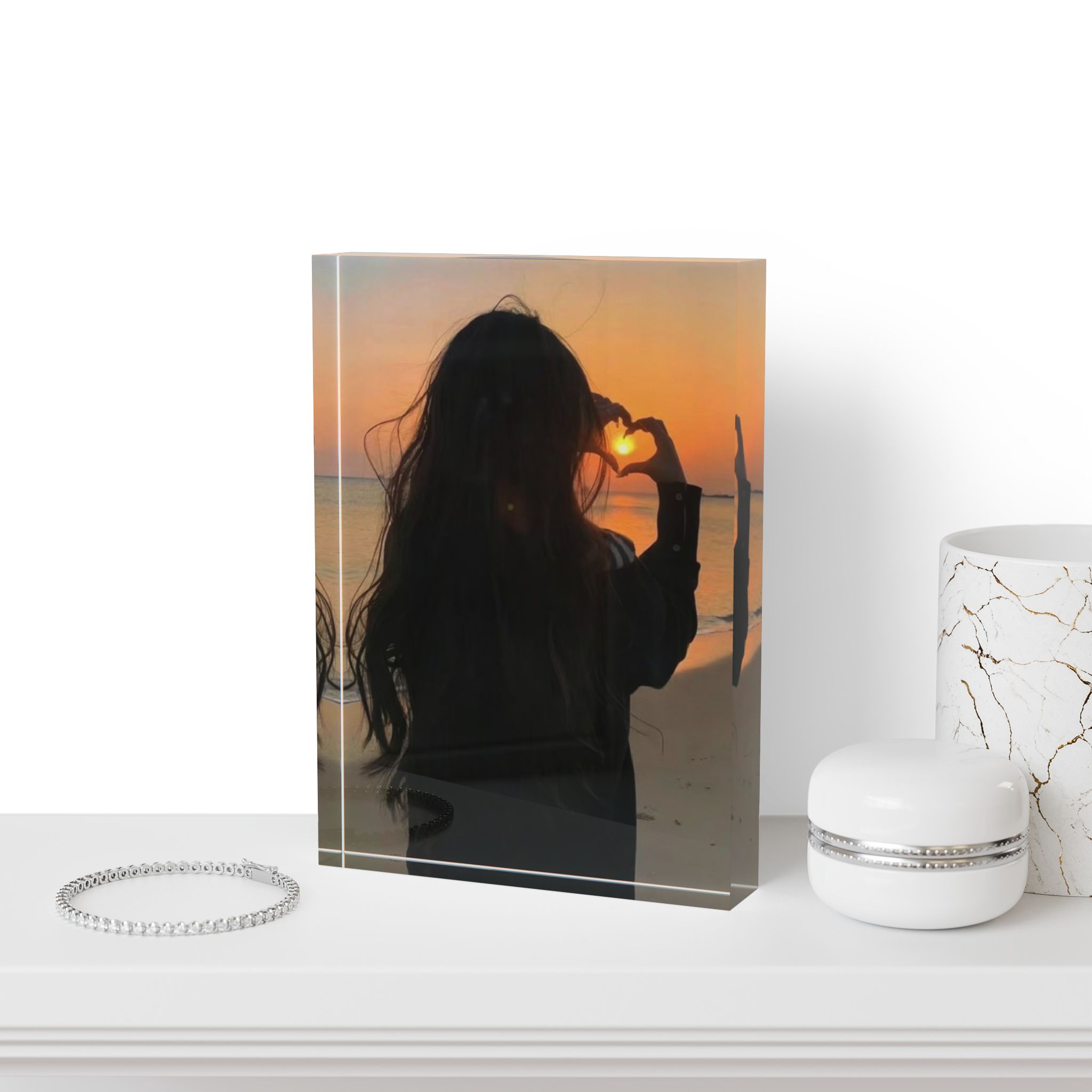 Personalized Acrylic Photo Block, Home Decor, Office, 3D effect, Picture Frame, Selfies Aesthetic, Wedding Anniversary Birthday Custom Photo Display ideas product thumbnail image Personalized Acrylic Photo Block, Home Decor, Office, 3D effect, Picture Frame, Selfies Aesthetic, Wedding Anniversary Birthday Custom Photo Display ideas product thumbnail image