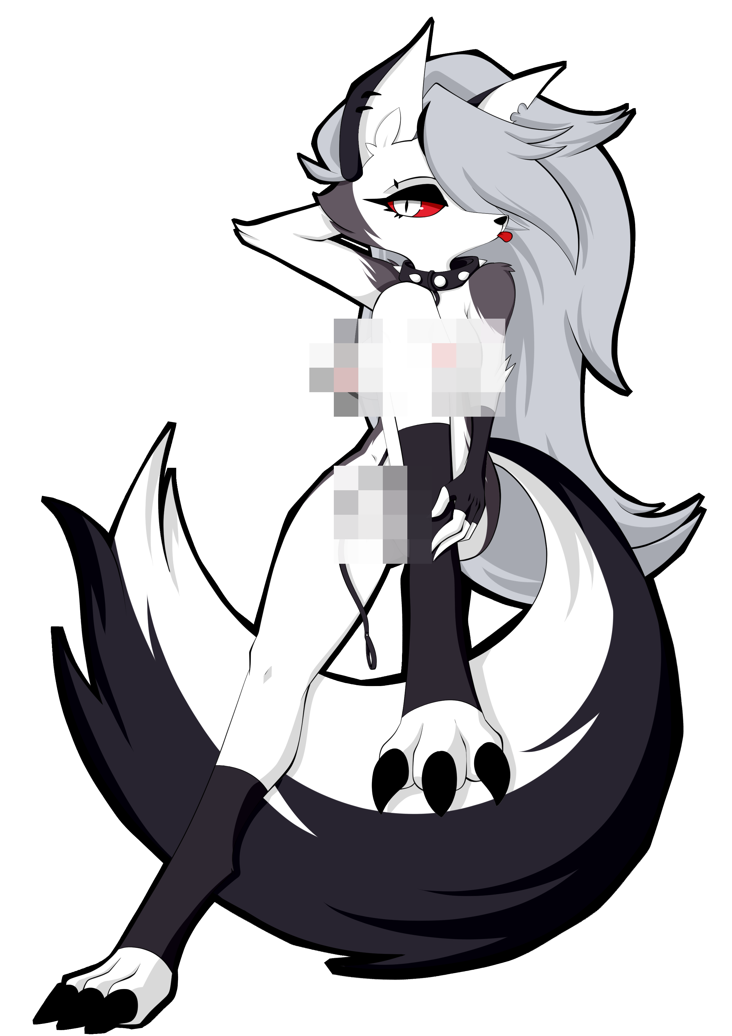 Wolf Girl - Pinup Sticker