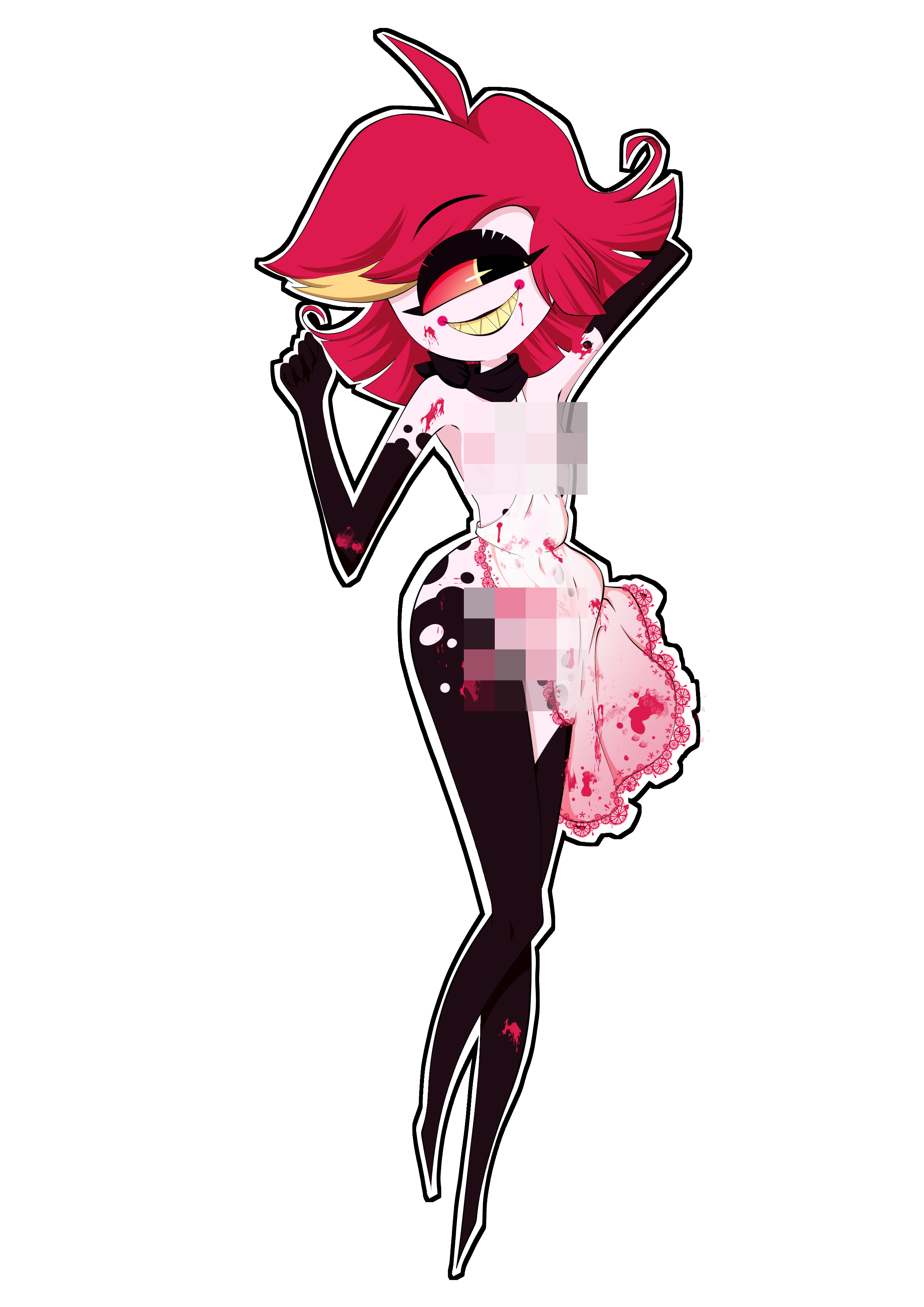 Gremlin Girl - Pinup Sticker Gremlin Girl - Pinup Sticker