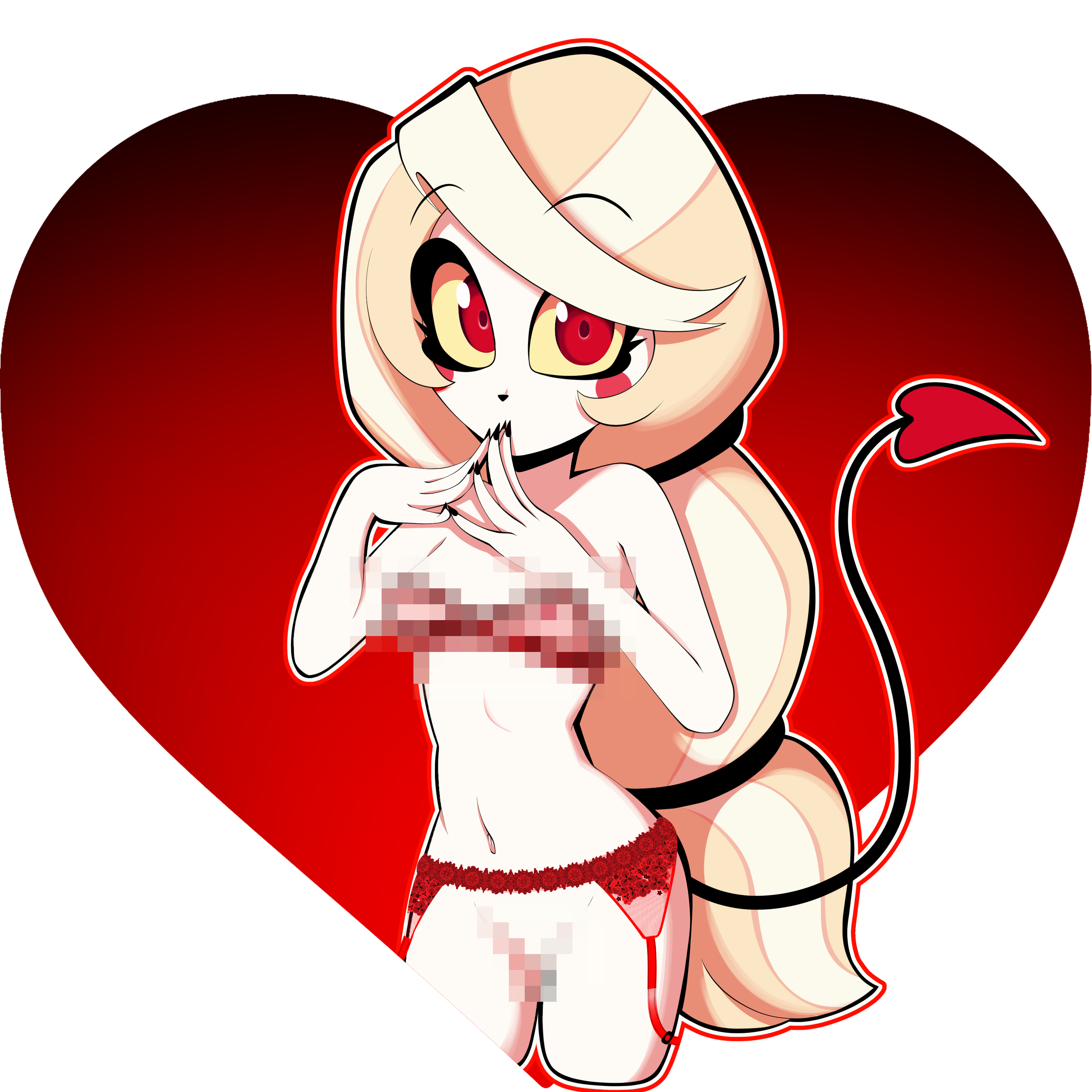 Hell Princess Valentines - Pinup Sticker product thumbnail image Hell Princess Valentines - Pinup Sticker product thumbnail image