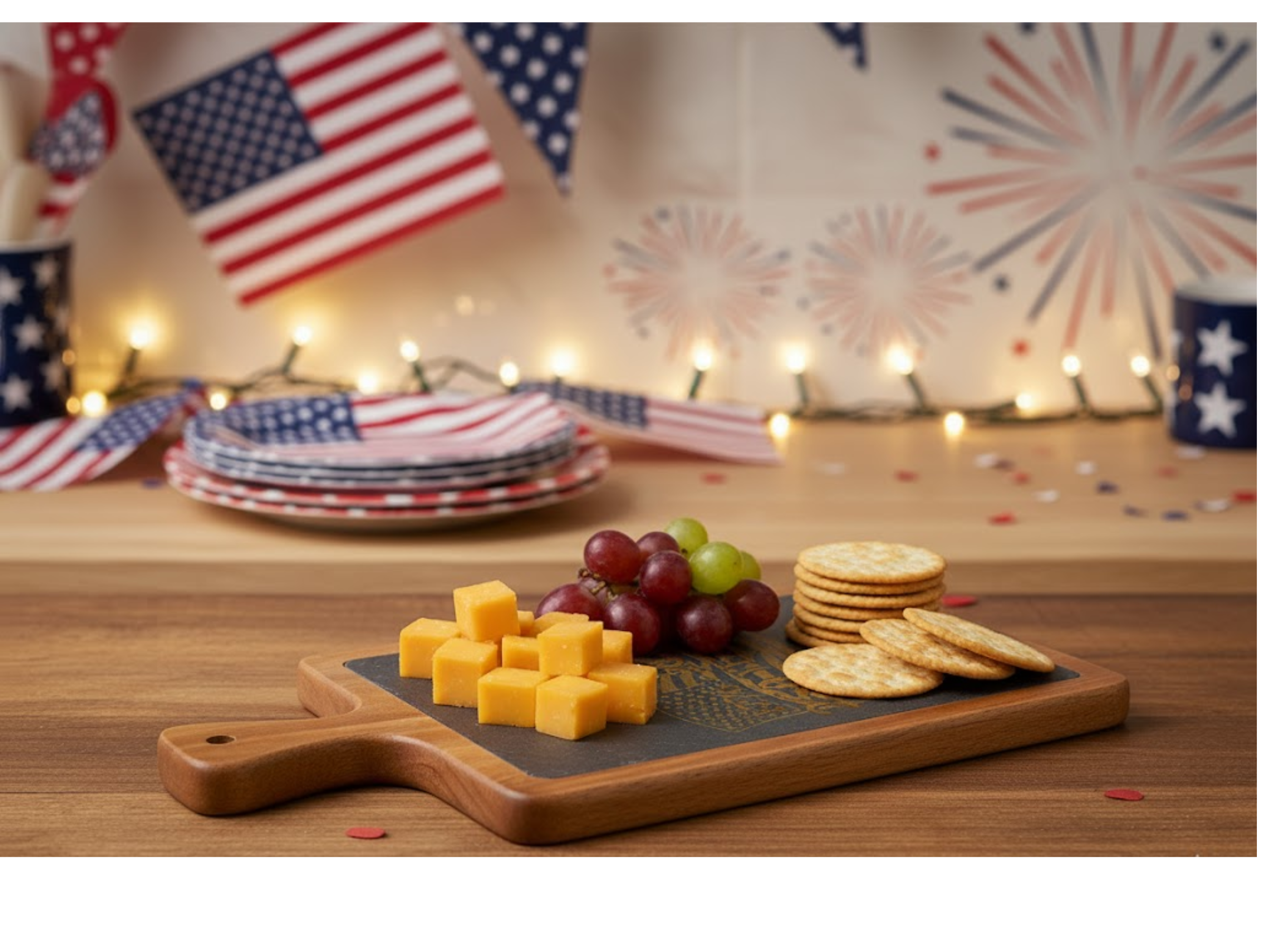 1776-2026 | 250 Years of Liberty - Engraved Charcuterie Board - 250 Years Celebration of America - American Flag product thumbnail image