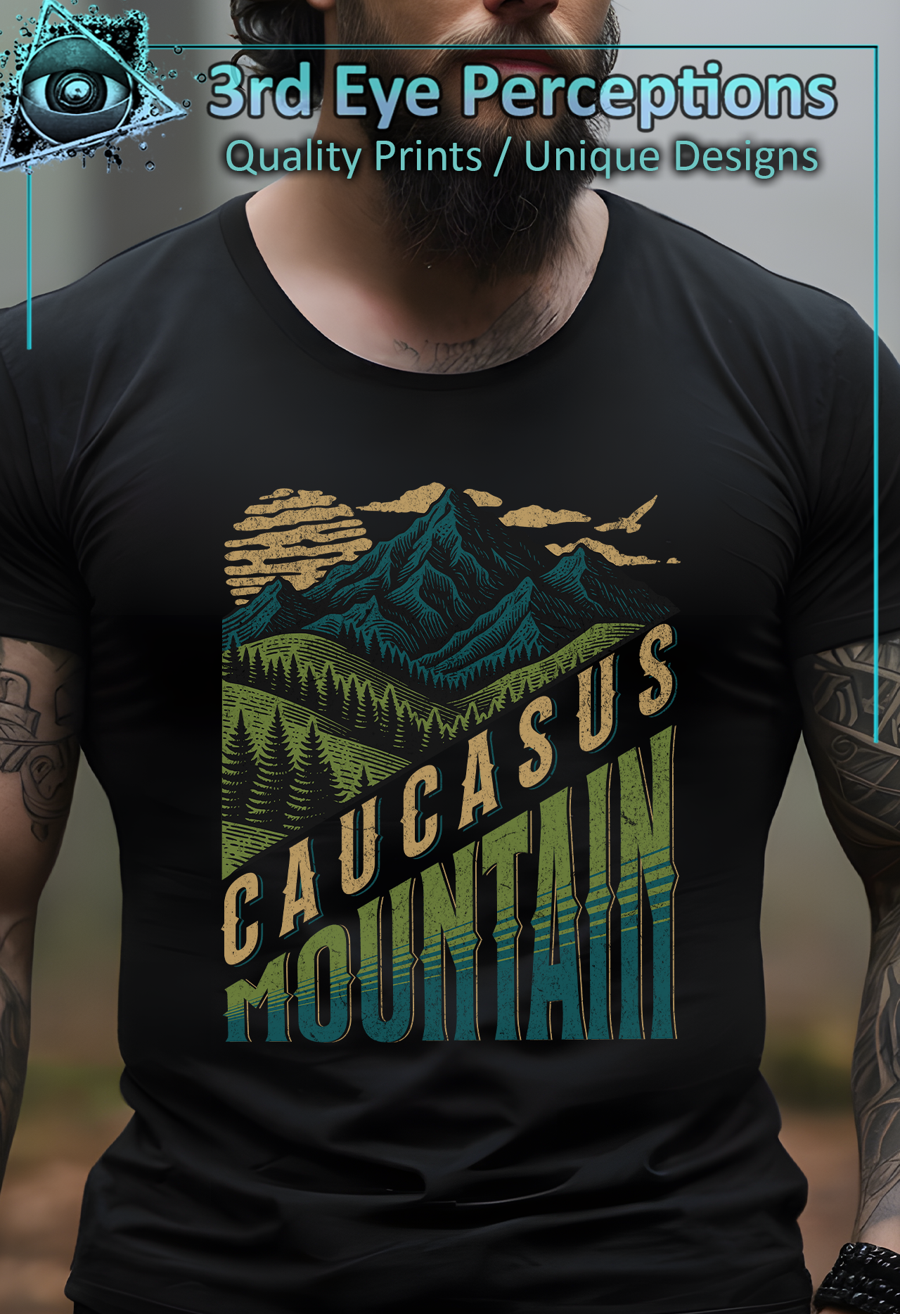 Funny Caucasus Mountains Vintage Dad Joke Graphic T-Shirt Funny Caucasus Mountains Vintage Dad Joke Graphic T-Shirt