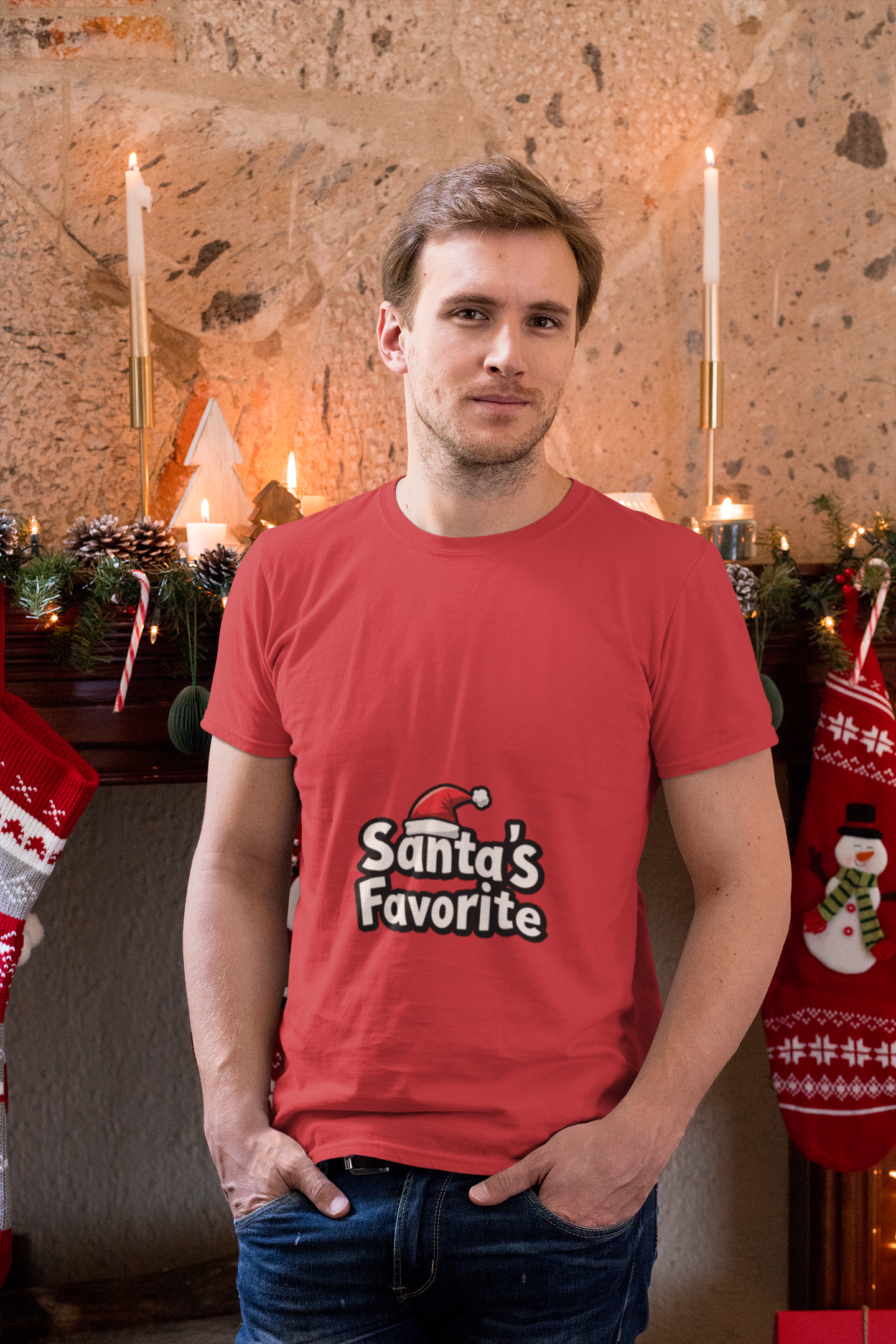 Unisex 'Santa's Favorite' T-Shirt product thumbnail image Unisex 'Santa's Favorite' T-Shirt product thumbnail image