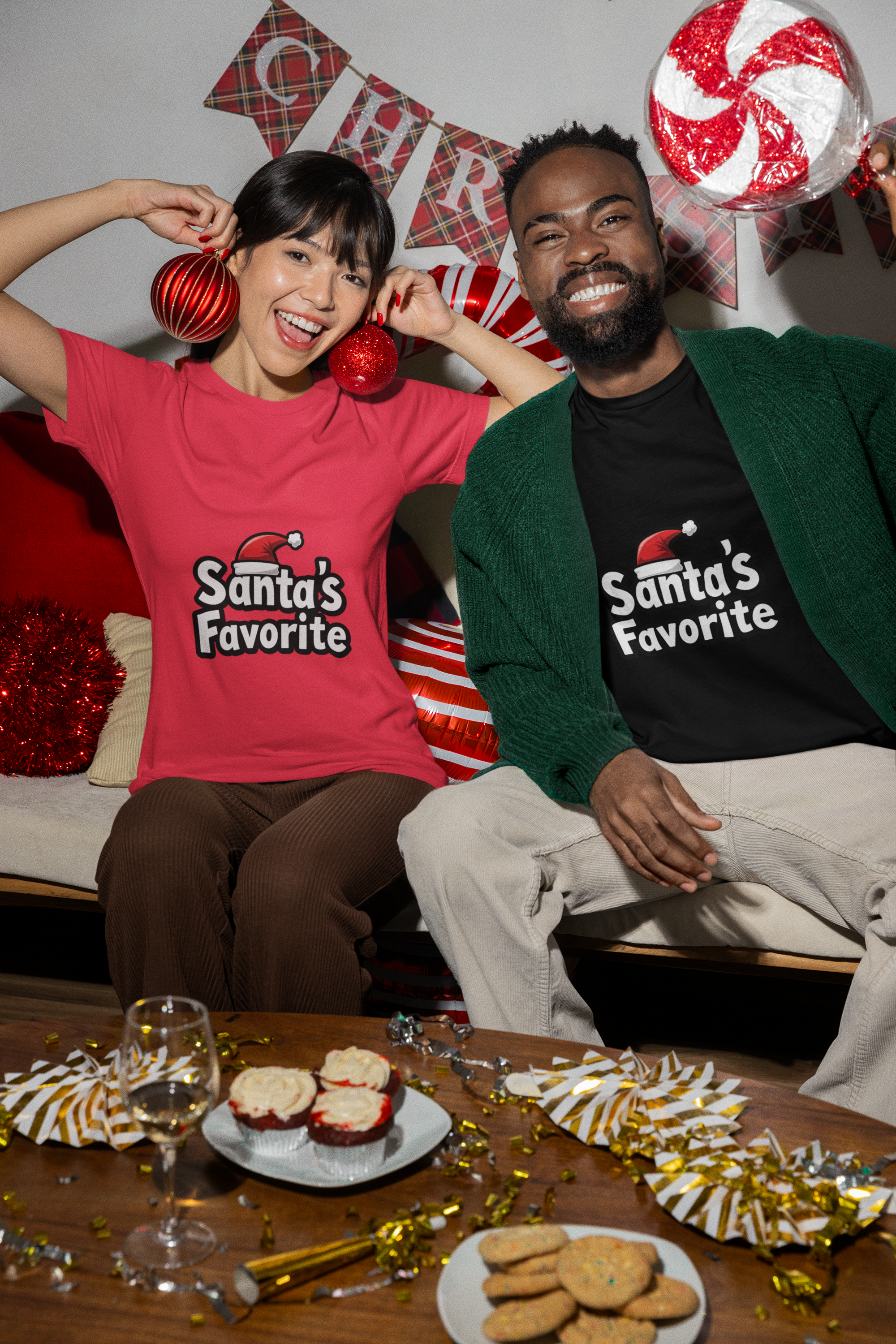 Unisex 'Santa's Favorite' T-Shirt product thumbnail image Unisex 'Santa's Favorite' T-Shirt product thumbnail image