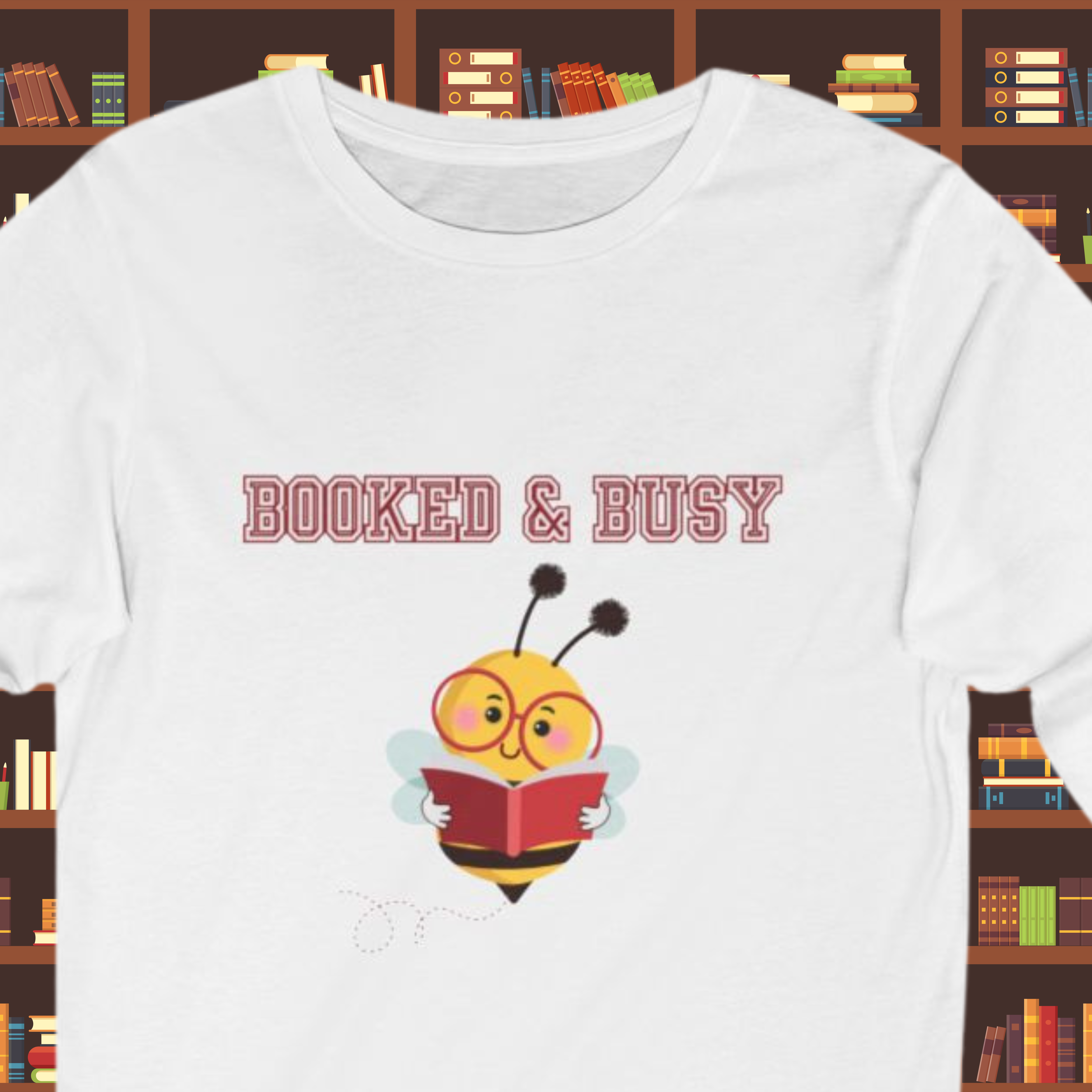 Book Lover Themed Unisex Long Sleeve Tee - Perfect for Book Lovers, Eco-Conscious Gifts, Everyday Casual Wear, Earth Day Apparel, Gifts for [...]