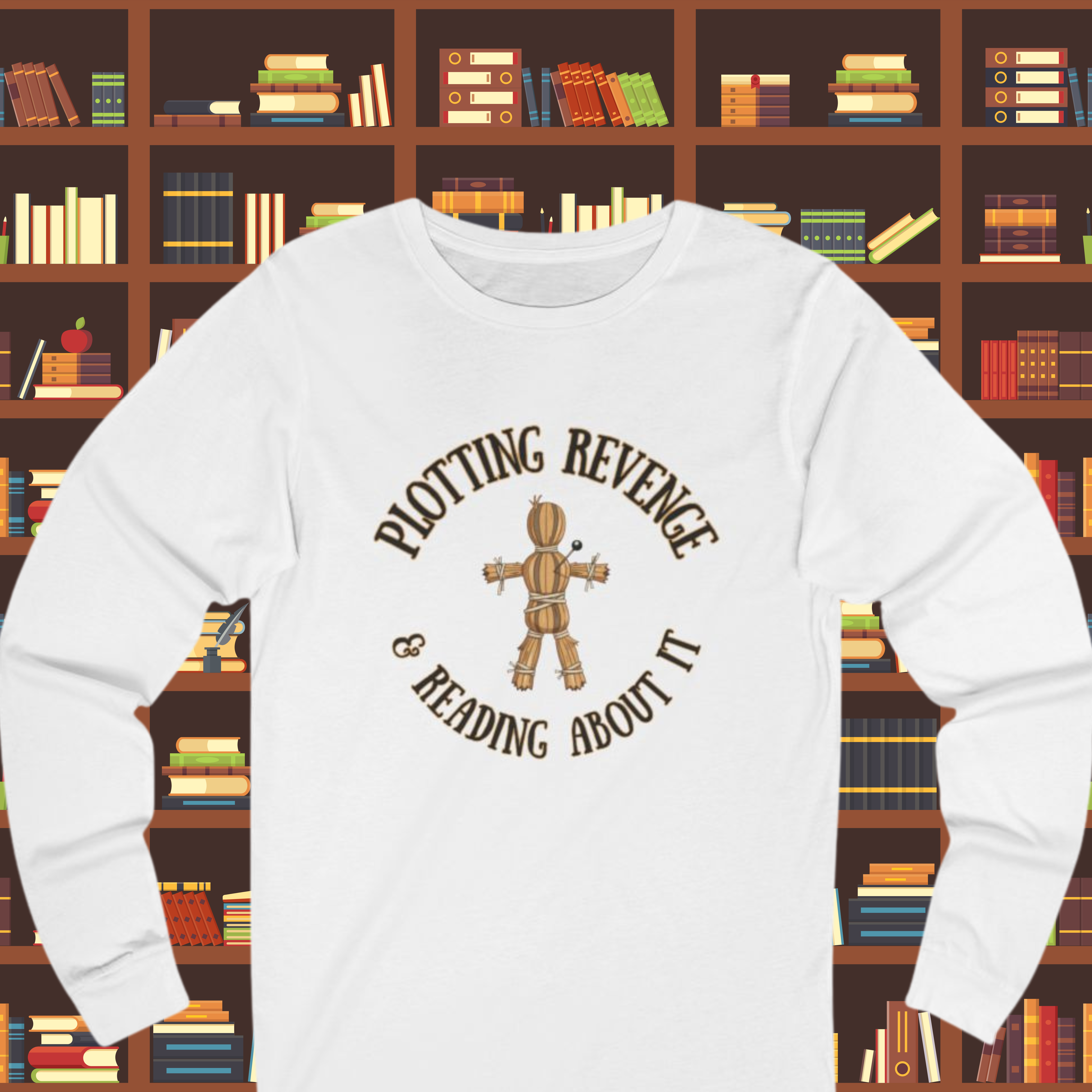 Book Lover Themed Unisex Long Sleeve Tee - Perfect for Book Lovers, Eco-Conscious Gifts, Everyday Casual Wear, Earth Day Apparel, Gifts for [...]