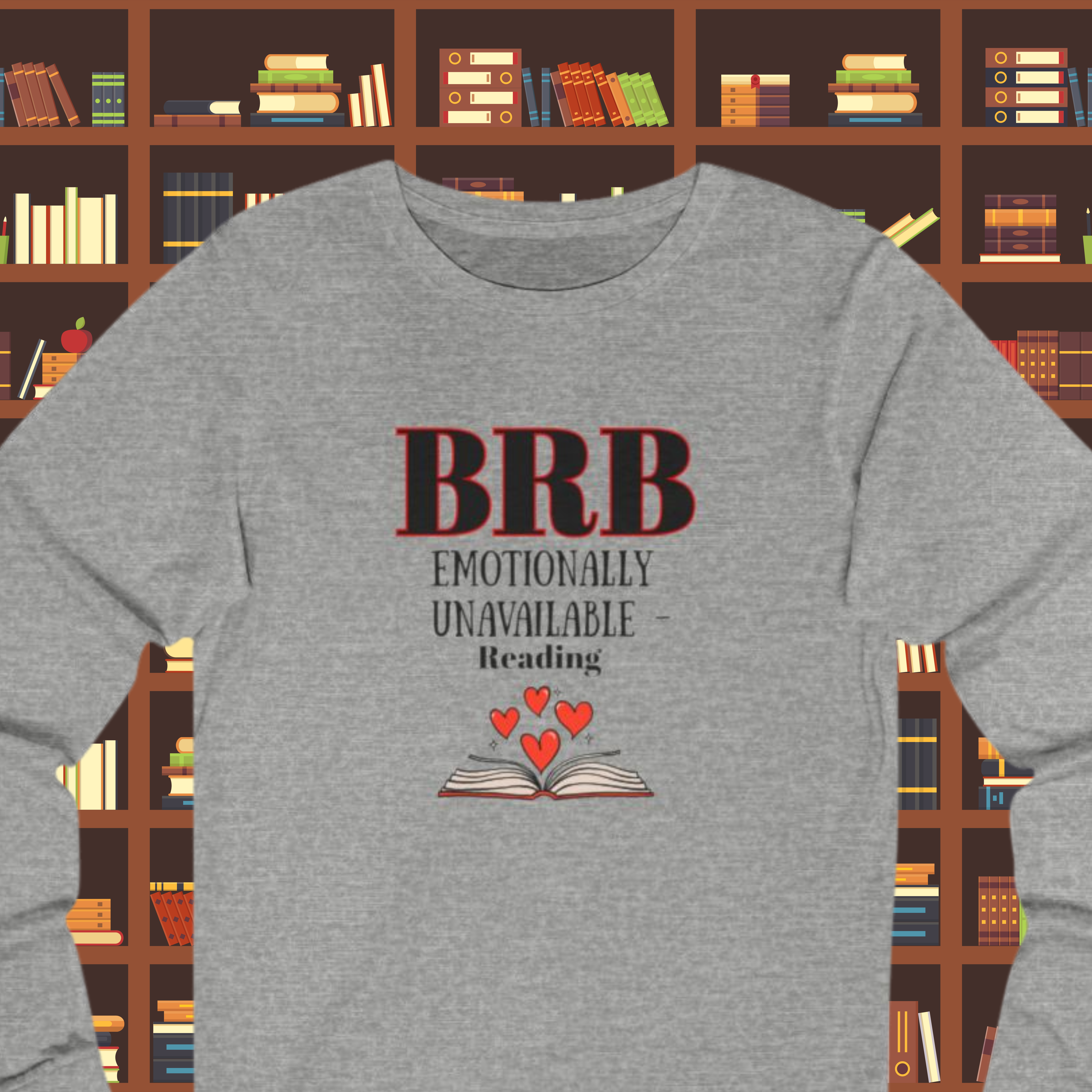 Book Themed Unisex Long Sleeve Tee - Perfect for Book Lovers, Eco-Conscious Gifts, Everyday Casual Wear, Earth Day Apparel, Gifts for [...]
