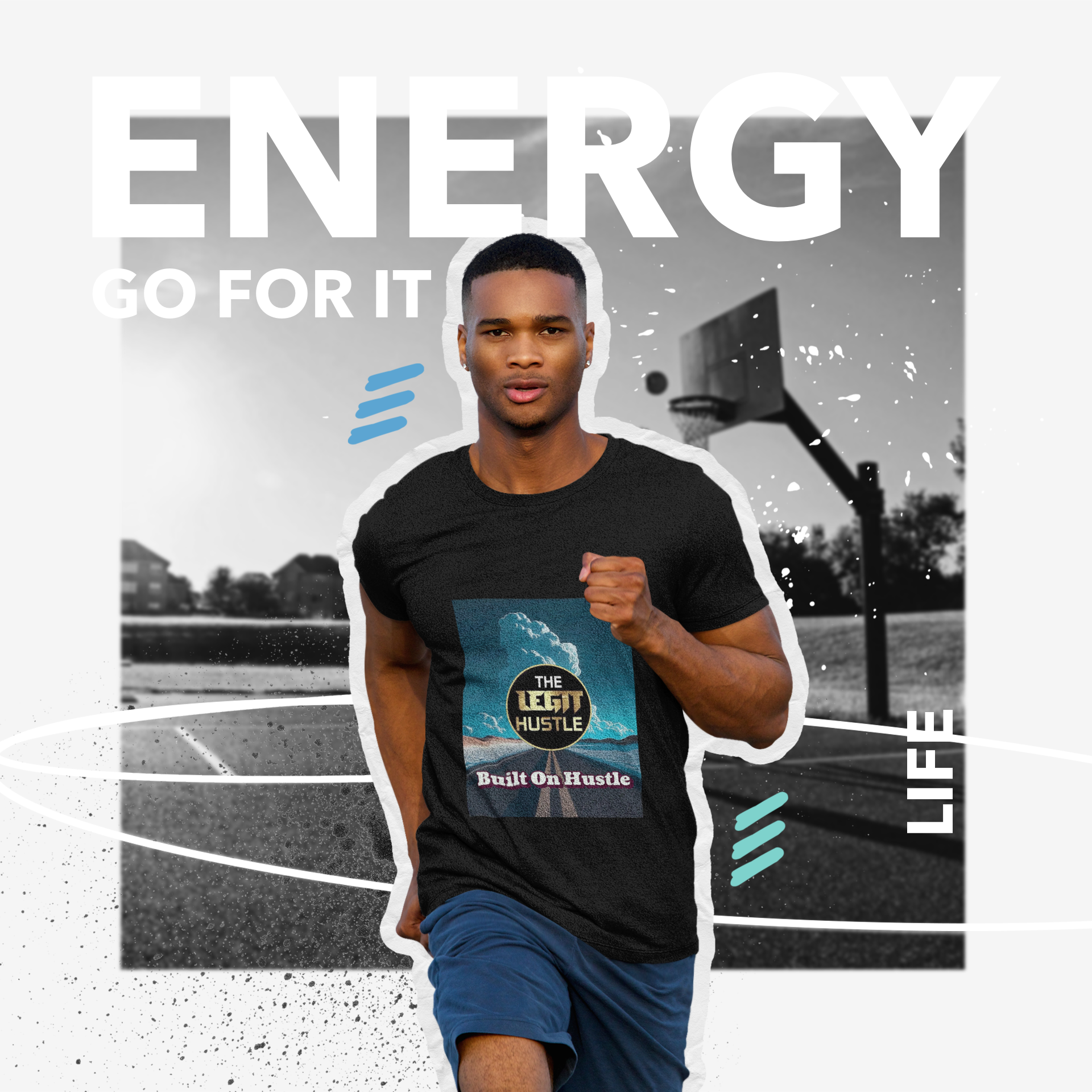 Built On Hustle Unisex Softstyle T-Shirt product thumbnail image