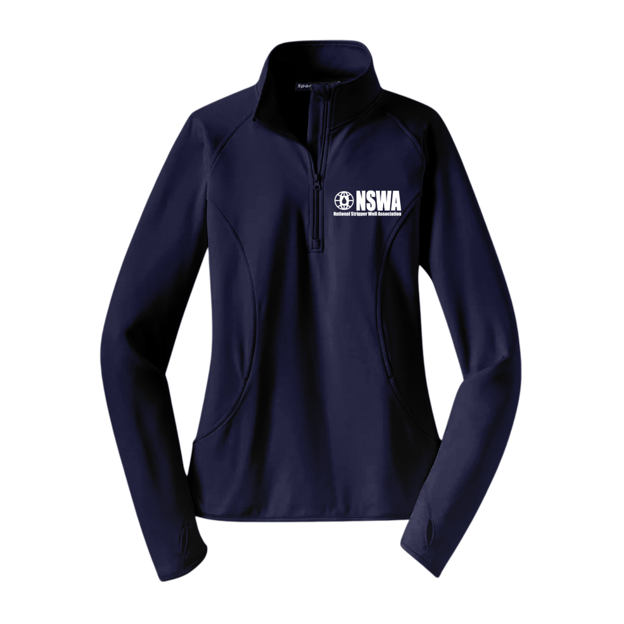 Ladies Sport-Wick Quarter-Zip Pullover: NSWA logo product thumbnail image Ladies Sport-Wick Quarter-Zip Pullover: NSWA logo product thumbnail image