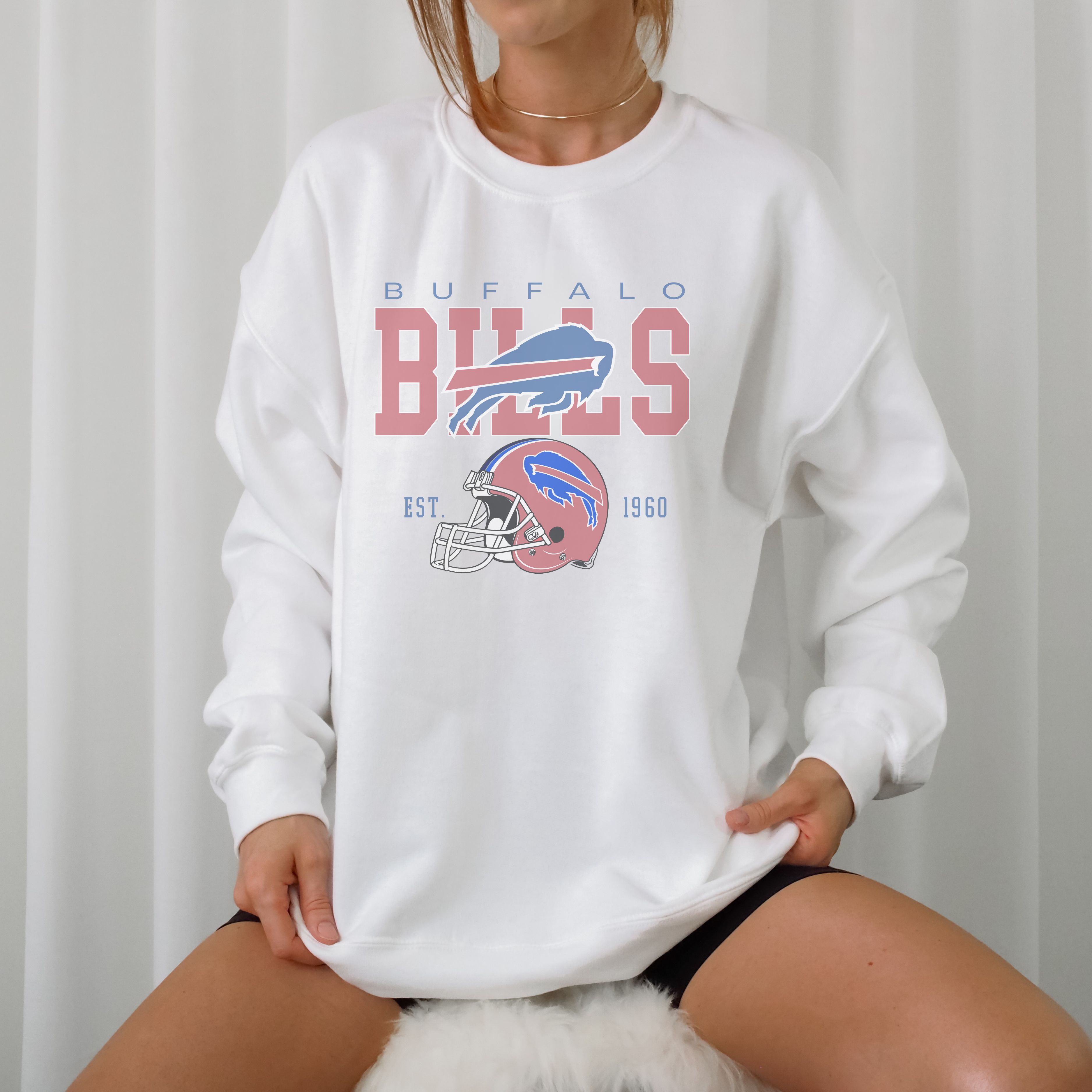 Buffalo Bills Crewneck Sweatshirt - Unisex Athletic Apparel product thumbnail image