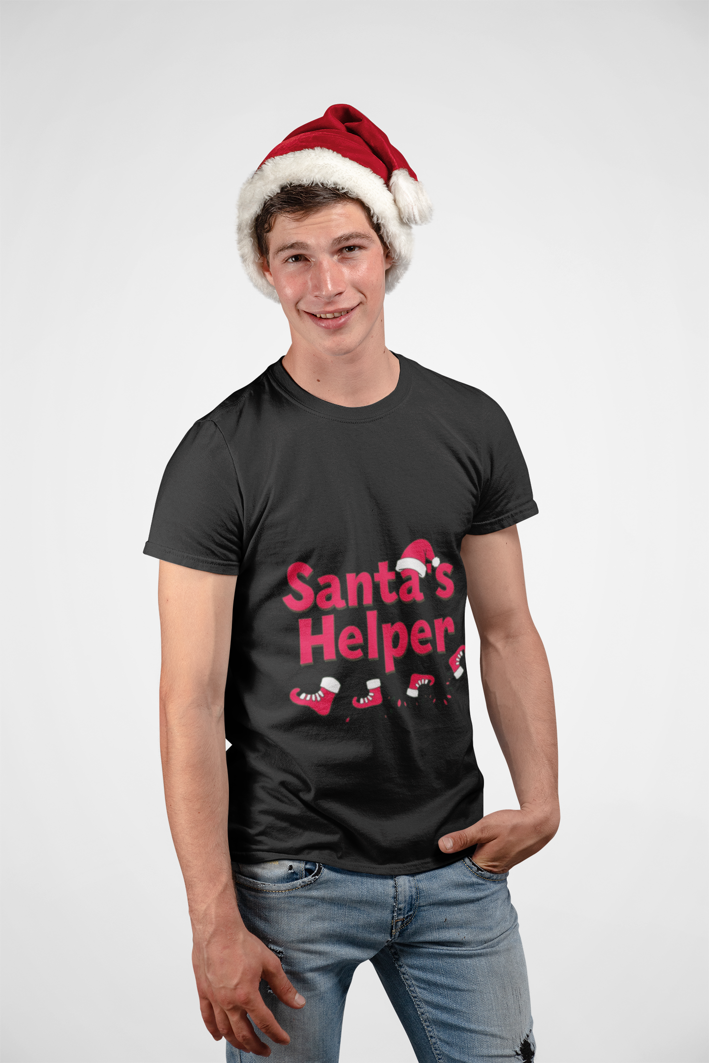 Heavy Cotton 'Santa's Helper' Unisex T-Shirt product thumbnail image Heavy Cotton 'Santa's Helper' Unisex T-Shirt product thumbnail image