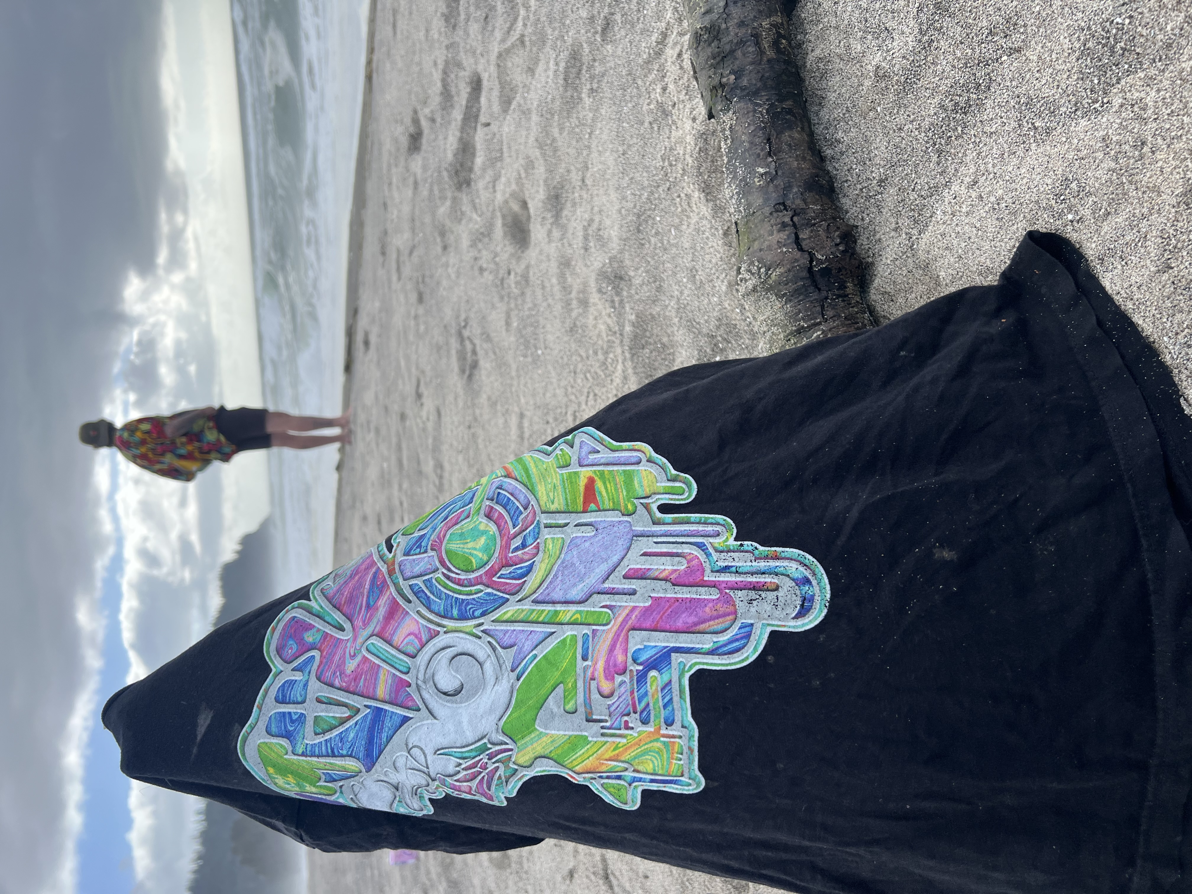 Psychedelic Skull Art Jersey Tee product thumbnail image Psychedelic Skull Art Jersey Tee product thumbnail image