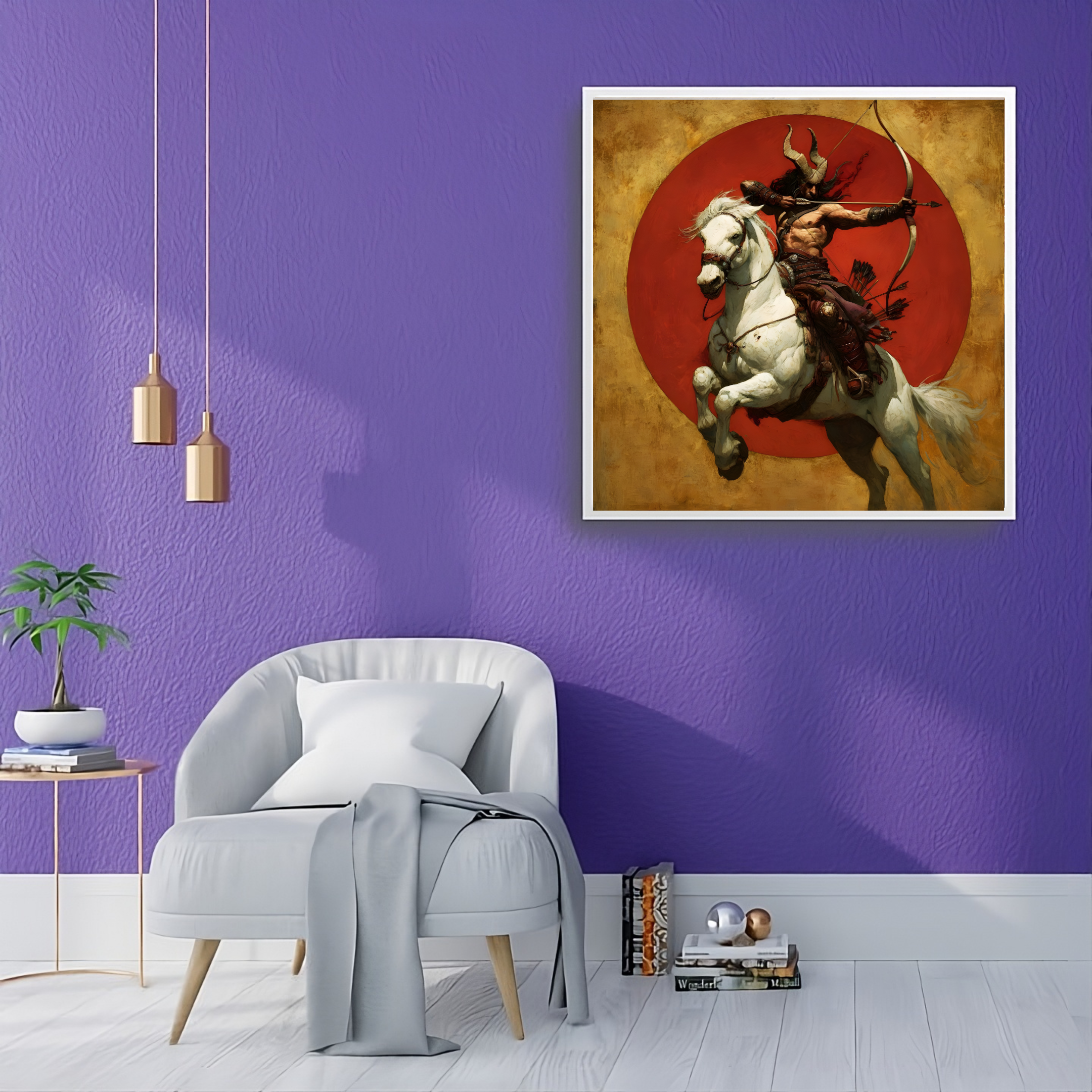 Artistic Silk Poster - Colorful Saggitarius Centaur Archer Astrological Zodiac Sign Print for Home & Outdoor Decor Artistic Silk Poster - Colorful Saggitarius Centaur Archer Astrological Zodiac Sign Print for Home & Outdoor Decor