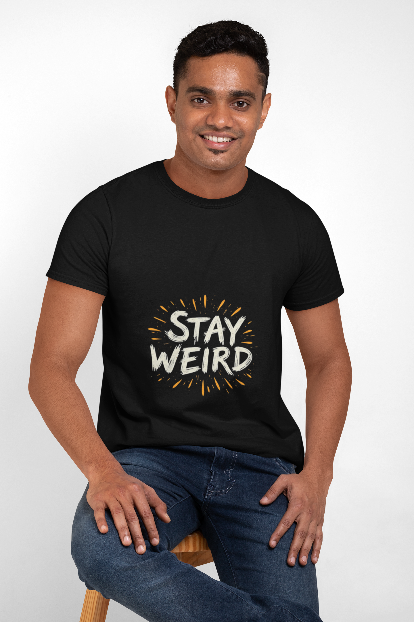 Men's 'Stay Weird' T-Shirt product thumbnail image Men's 'Stay Weird' T-Shirt product thumbnail image