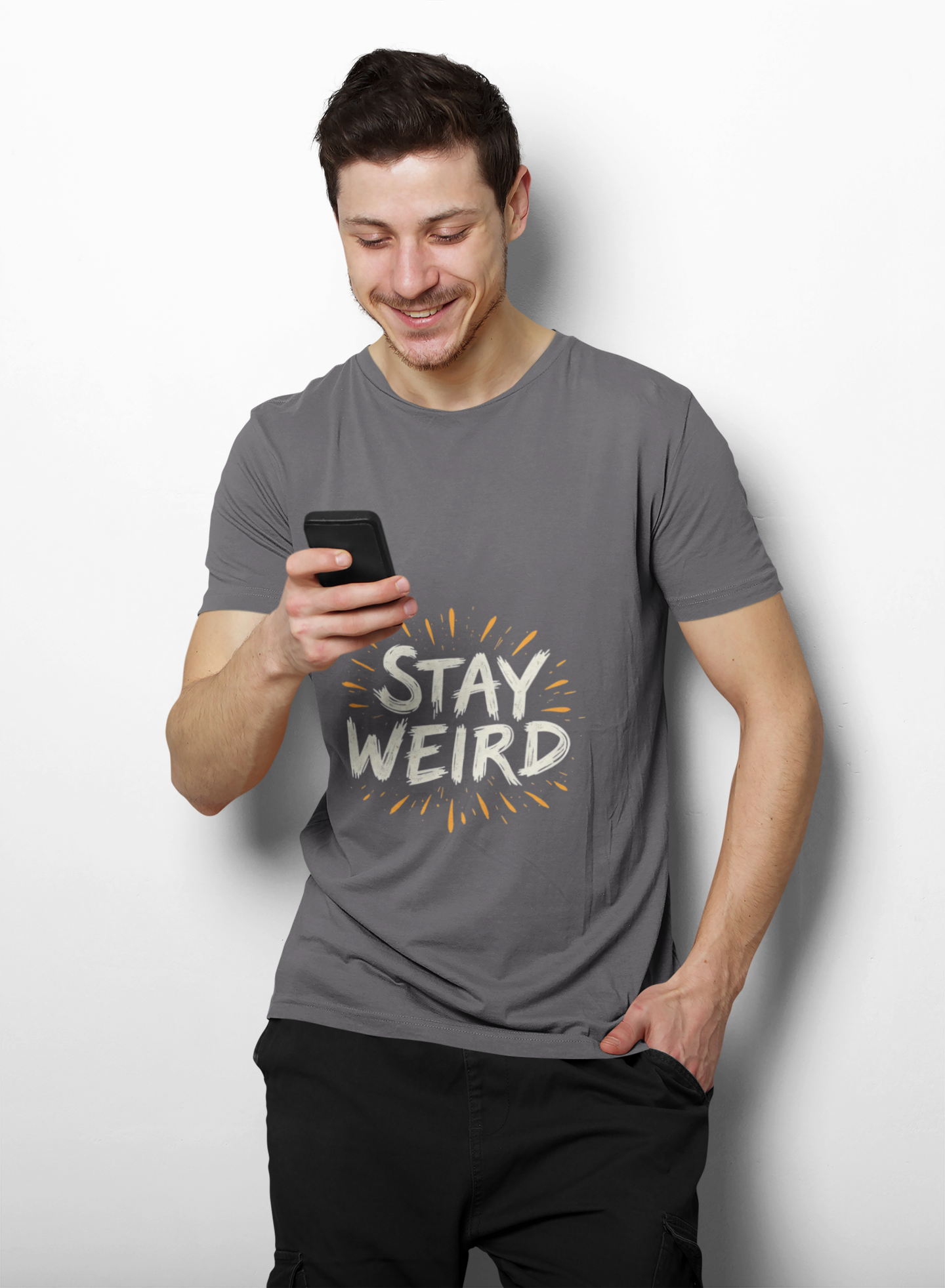 Men's 'Stay Weird' T-Shirt product thumbnail image Men's 'Stay Weird' T-Shirt product thumbnail image