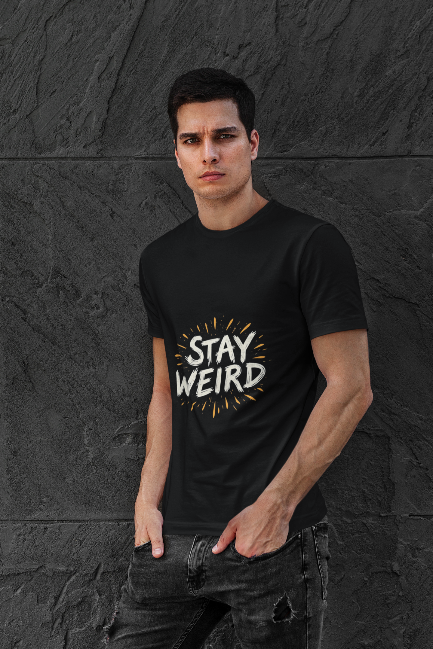 Men's 'Stay Weird' T-Shirt product thumbnail image Men's 'Stay Weird' T-Shirt product thumbnail image