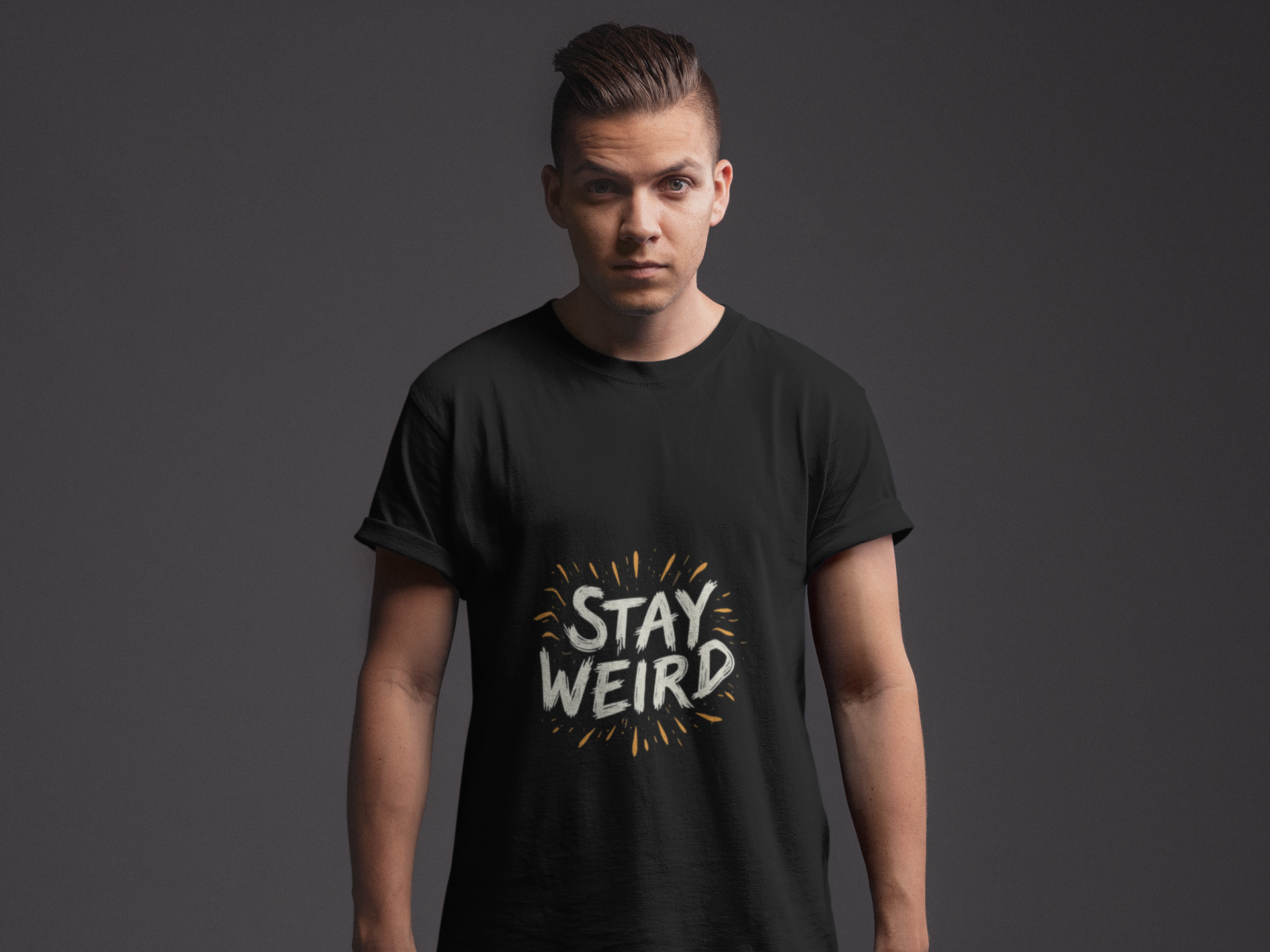Men's 'Stay Weird' T-Shirt product thumbnail image Men's 'Stay Weird' T-Shirt product thumbnail image