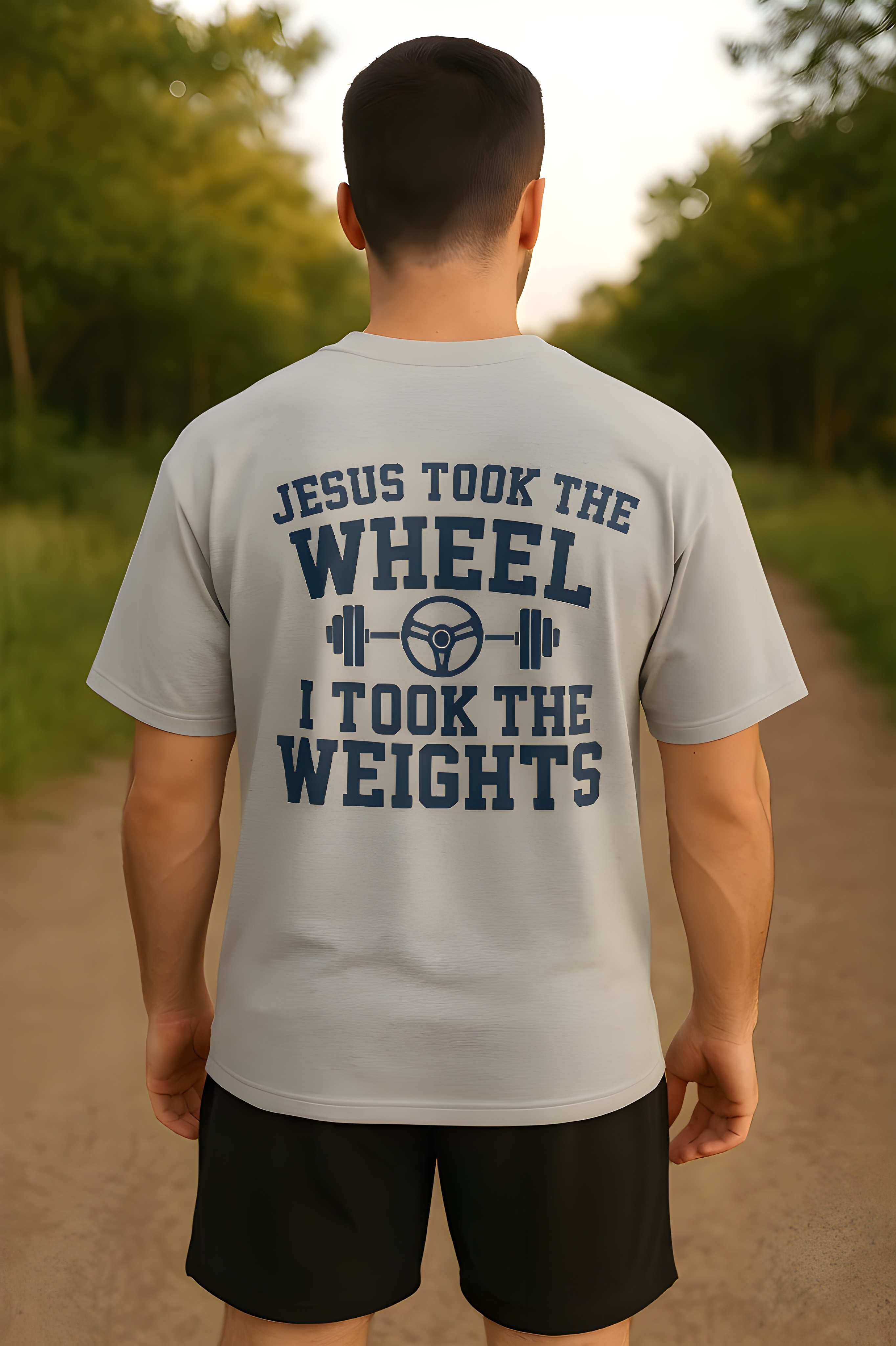 Jesus Took the Wheel I Took the Weights Christian Gym Shirt – Faith and Fitness Oversized Boxy Tee, Philippians 4:13 Workout Shirt, Christian Apparel Gift for Men and Women product thumbnail image Jesus Took the Wheel I Took the Weights Christian Gym Shirt – Faith and Fitness Oversized Boxy Tee, Philippians 4:13 Workout Shirt, Christian Apparel Gift for Men and Women product thumbnail image