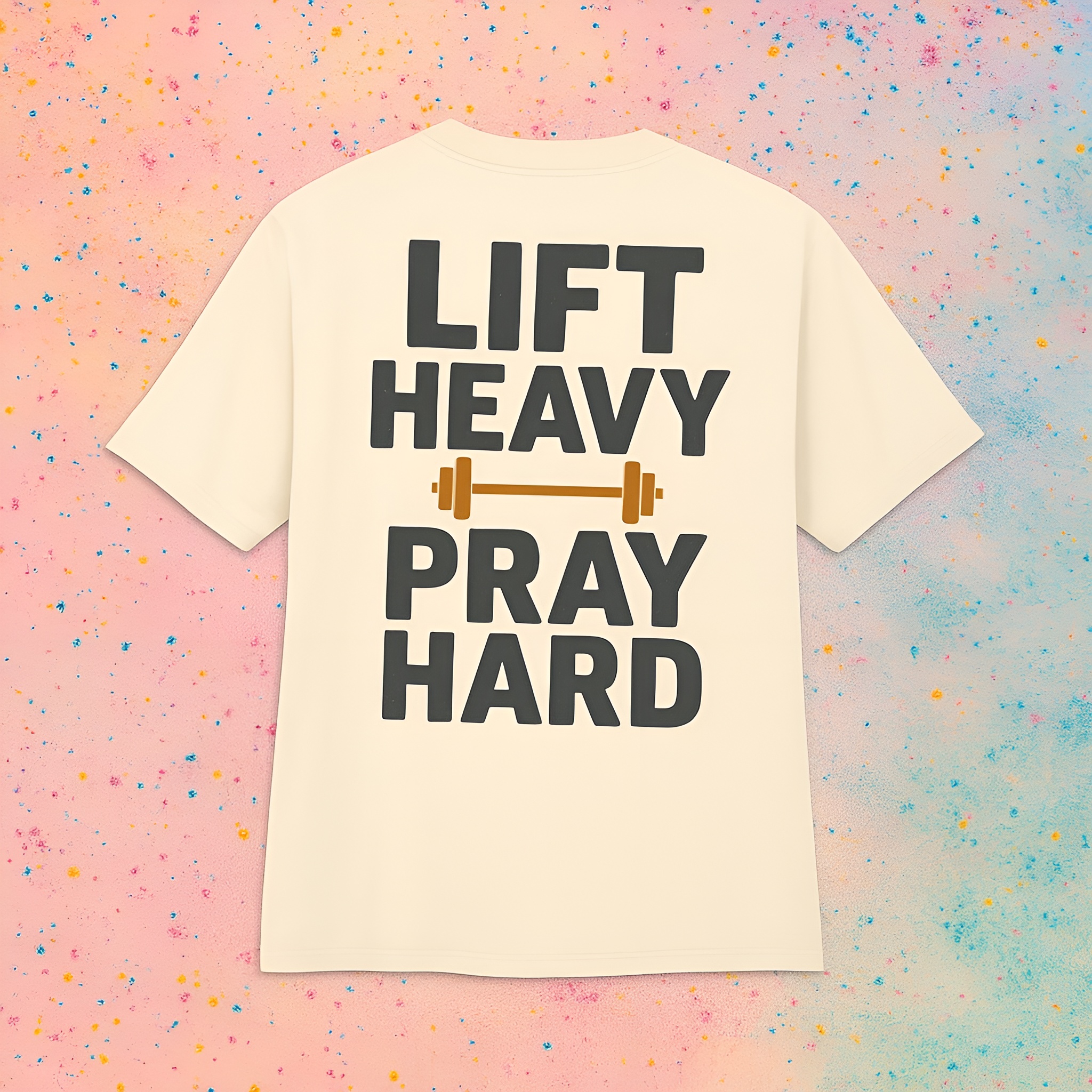 Lift Heavy Pray Hard Christian Workout Shirt – Faith and Fitness Oversized Boxy Tee, Colossians 3:23 Gym Shirt, Christian Motivational Apparel for Men and Women product thumbnail image Lift Heavy Pray Hard Christian Workout Shirt – Faith and Fitness Oversized Boxy Tee, Colossians 3:23 Gym Shirt, Christian Motivational Apparel for Men and Women product thumbnail image