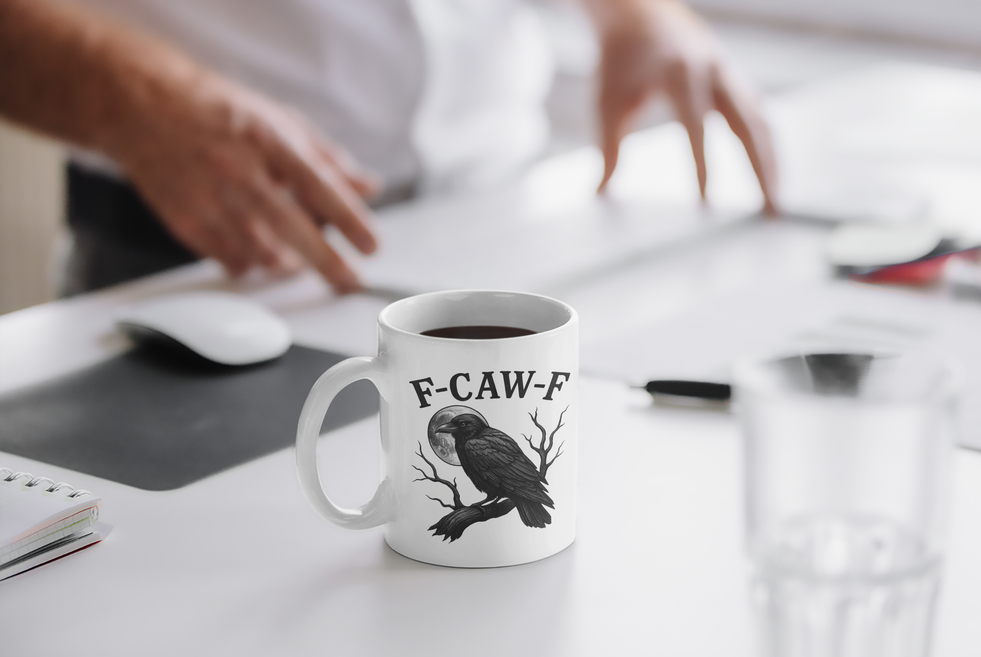 Mystical Black Cat Ceramic Mug | Gothic Coffee Cup | Halloween Gift | Witchy Decor | Home Office Tea Mug | 11oz &amp; 15oz Sizes product thumbnail image