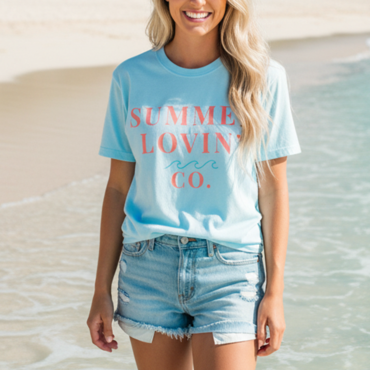 Summer Lovin’ Co. Coastal T-Shirt | Beachy Minimalist Graphic Tee product thumbnail image Summer Lovin’ Co. Coastal T-Shirt | Beachy Minimalist Graphic Tee product thumbnail image