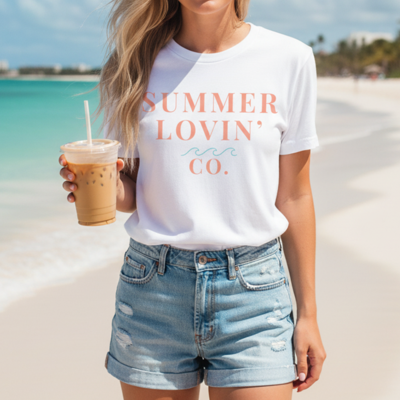 Summer Lovin’ Co. Coastal T-Shirt | Beachy Minimalist Graphic Tee product thumbnail image Summer Lovin’ Co. Coastal T-Shirt | Beachy Minimalist Graphic Tee product thumbnail image