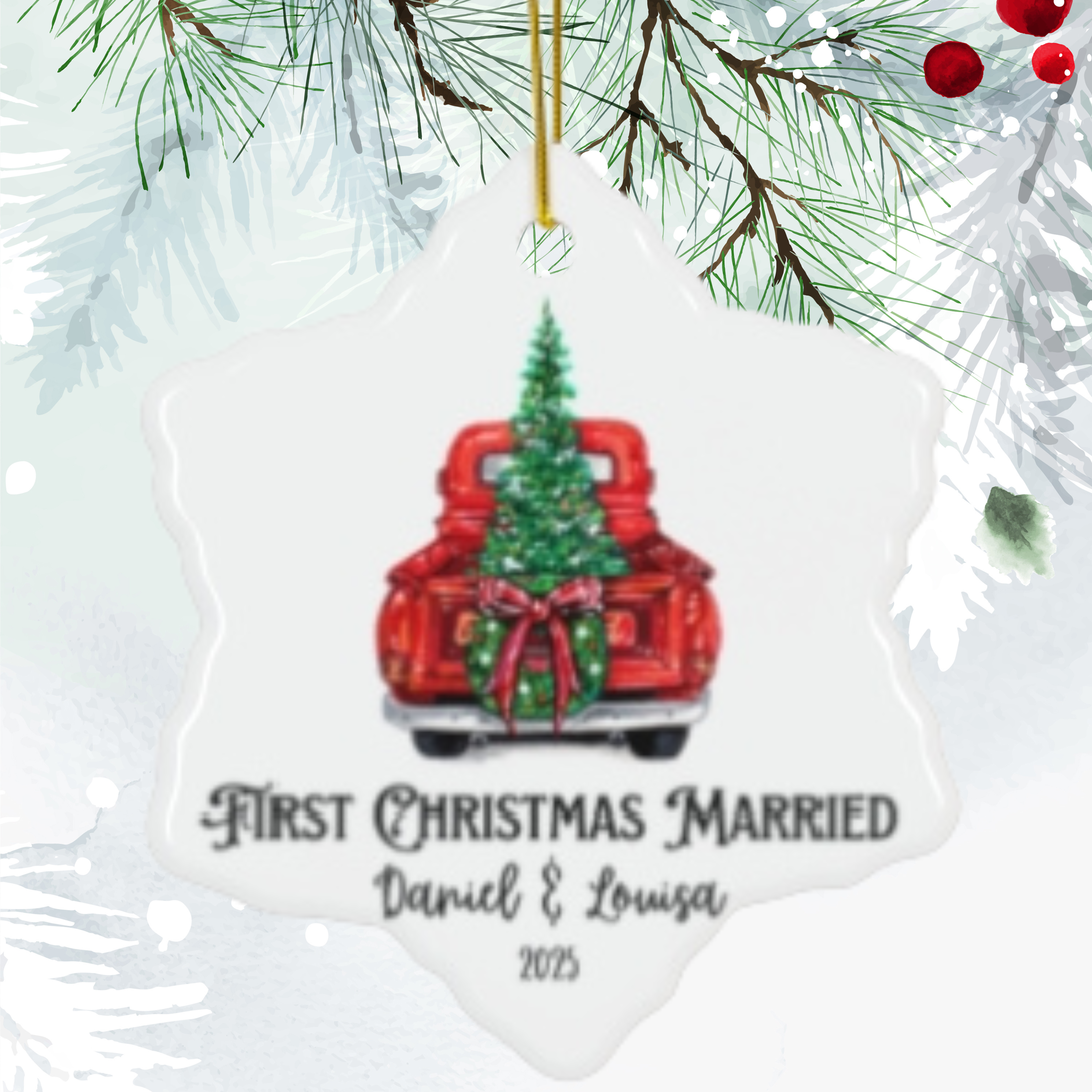 Personalized  Christmas Ornament - Perfect Holiday Gift, Keepsake Decoration, Christmas Celebration, Unique Tree Decor, Family [...]