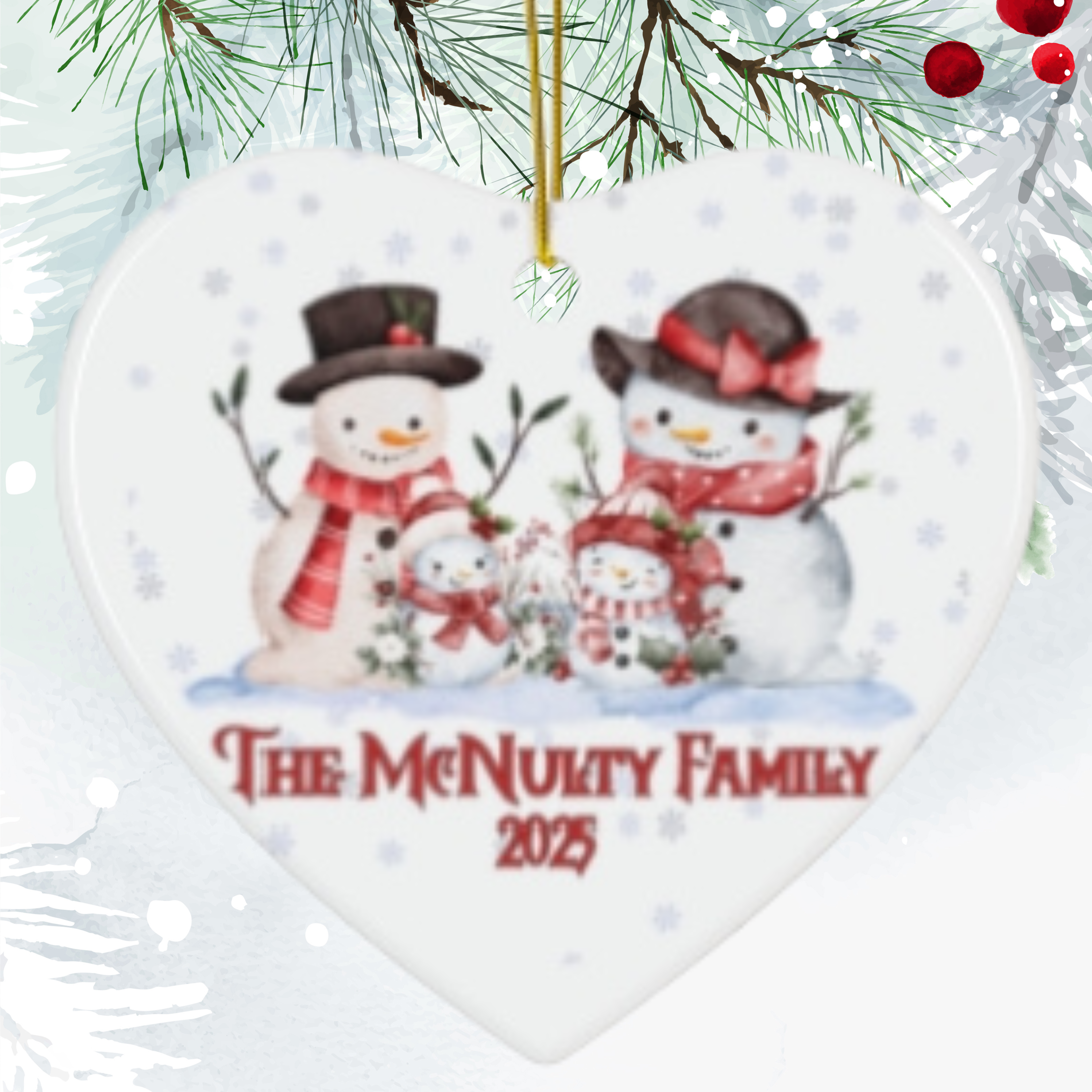 Personalized  Christmas Ornament - Perfect Holiday Gift, Keepsake Decoration, Christmas Celebration, Unique Tree Decor, Family [...]