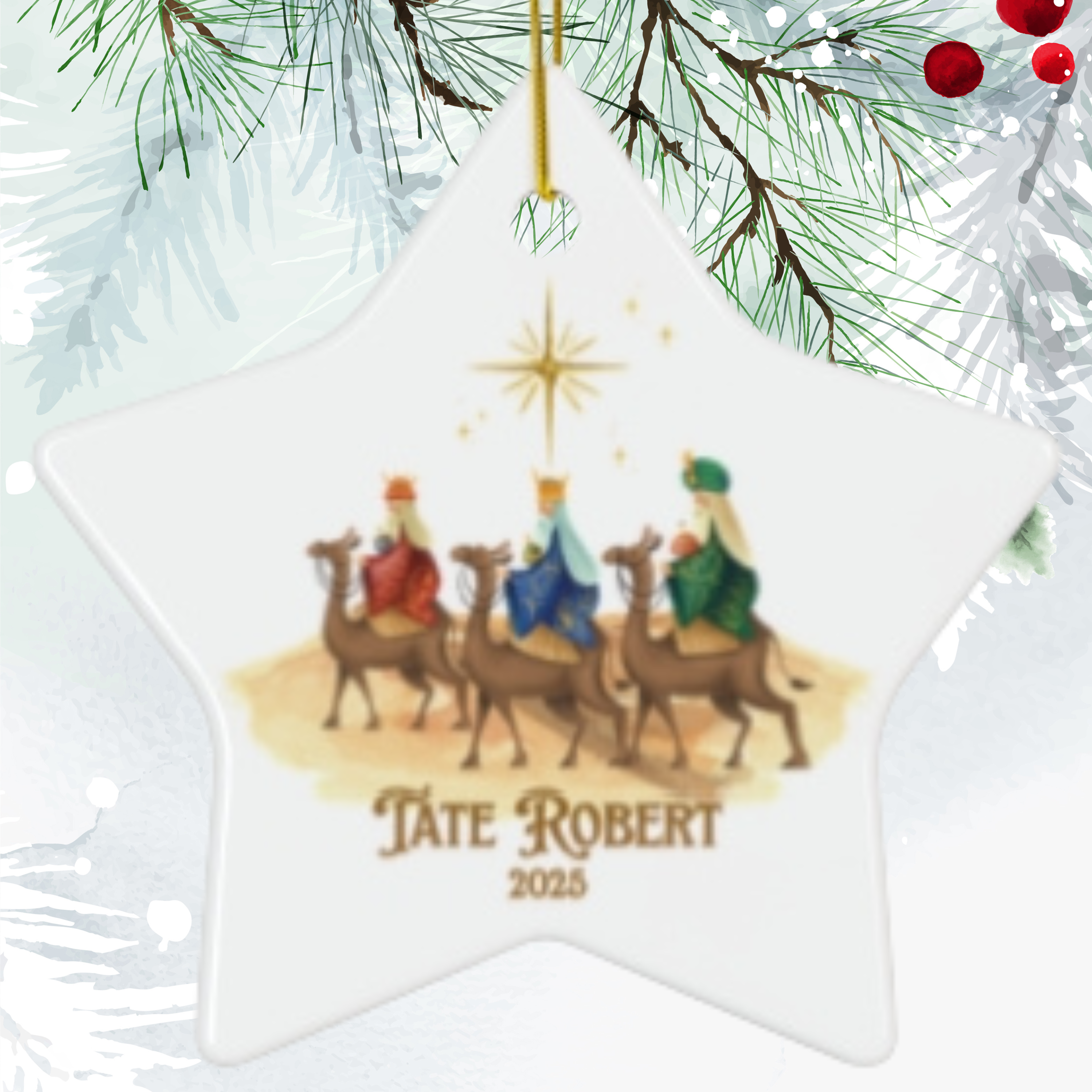 Personalized  Christmas Ornament - Perfect Holiday Gift, Keepsake Decoration, Christmas Celebration, Unique Tree Decor, Family [...]