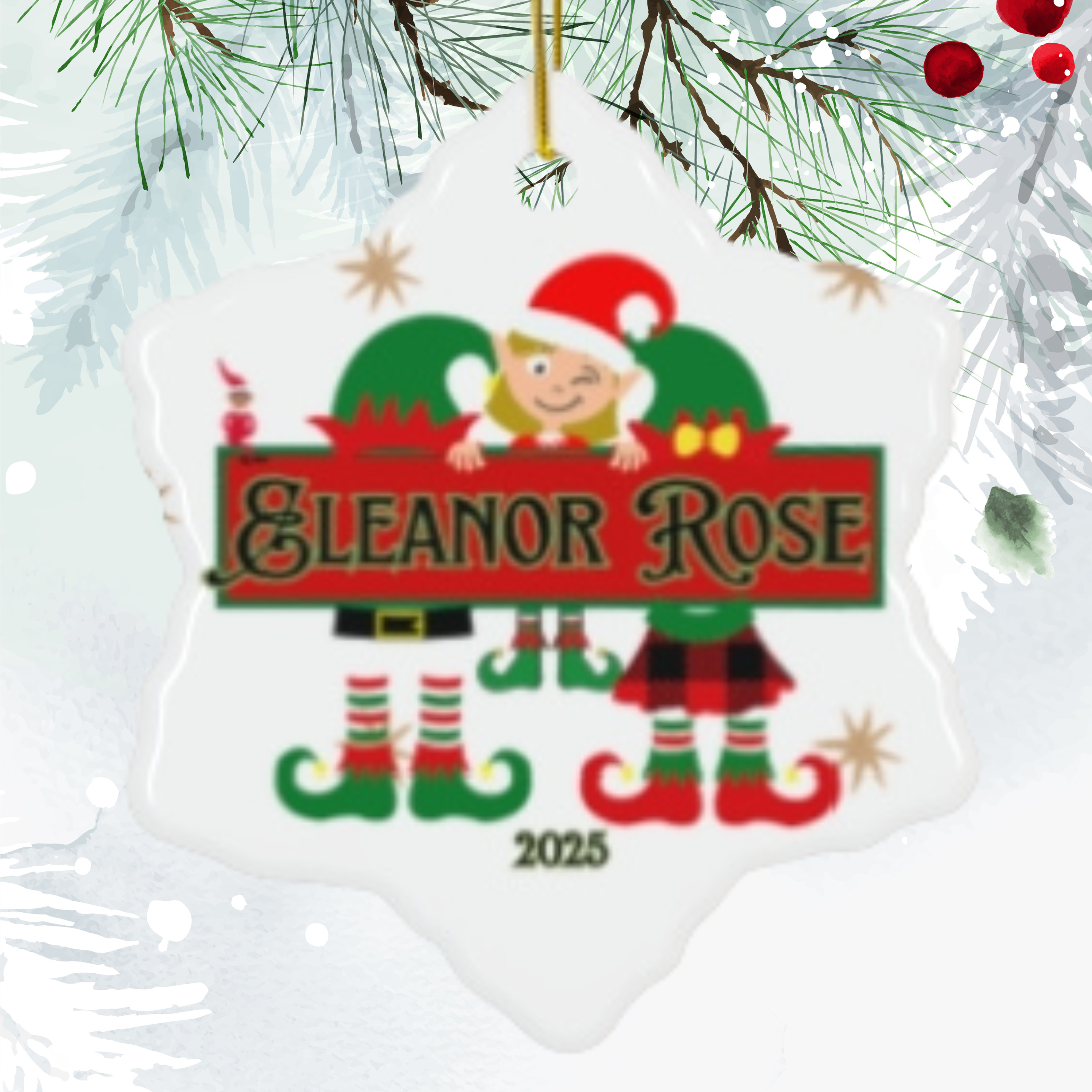 Personalized  Christmas Ornament - Perfect Holiday Gift, Keepsake Decoration, Christmas Celebration, Unique Tree Decor, Family [...]
