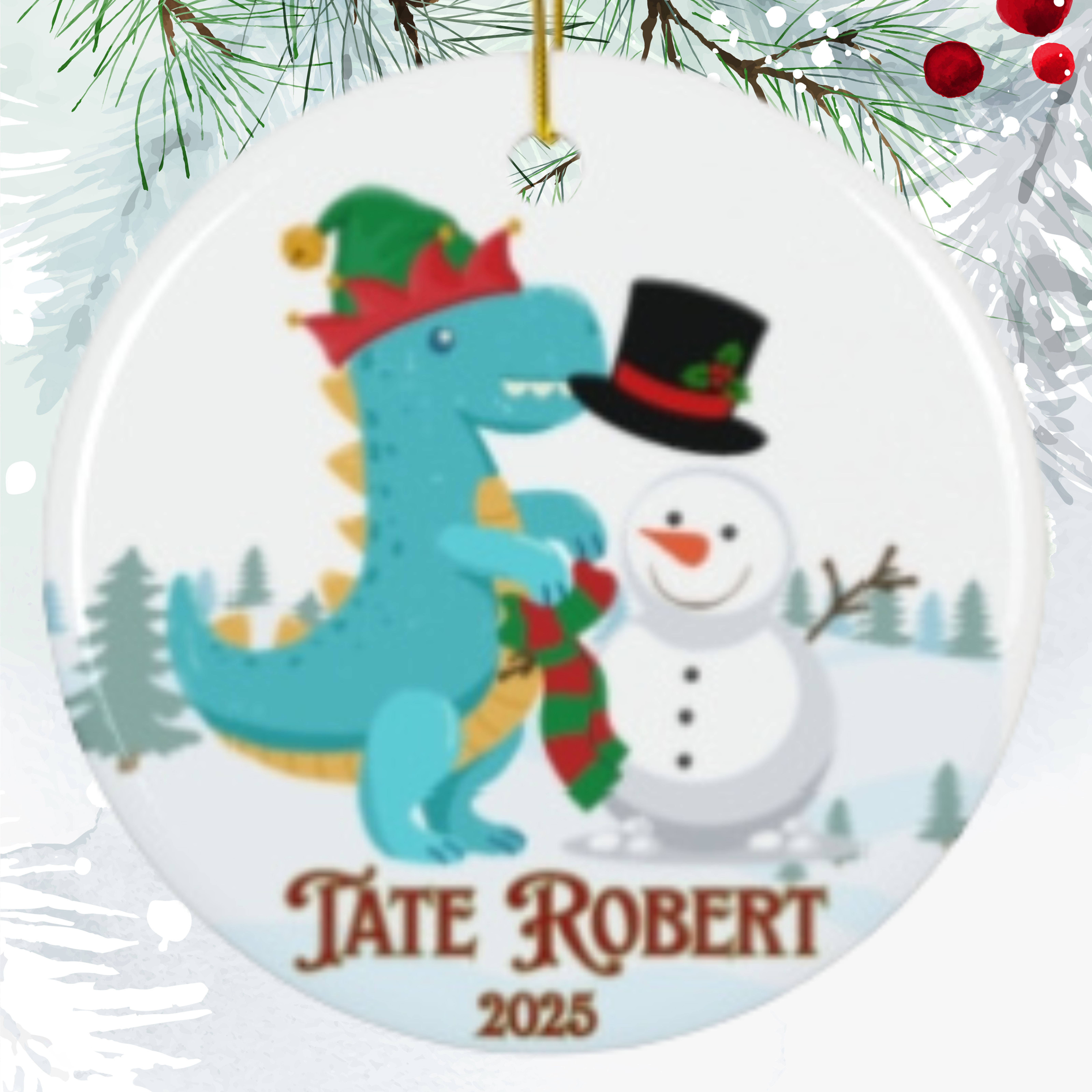 Personalized  Christmas Ornament - Perfect Holiday Gift, Keepsake Decoration, Christmas Celebration, Unique Tree Decor, Family [...]