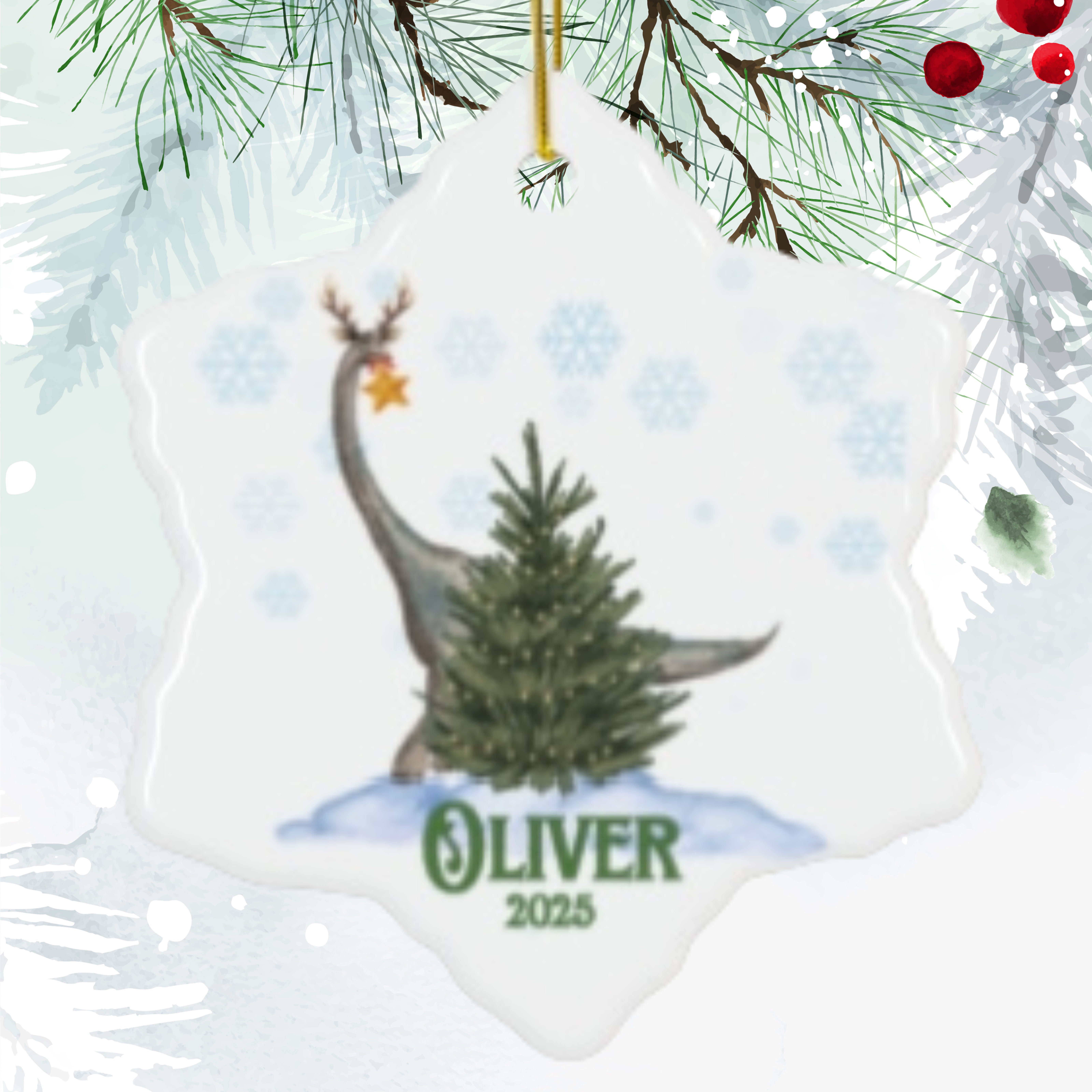 Personalized  Christmas Ornament - Perfect Holiday Gift, Keepsake Decoration, Christmas Celebration, Unique Tree Decor, Family [...]