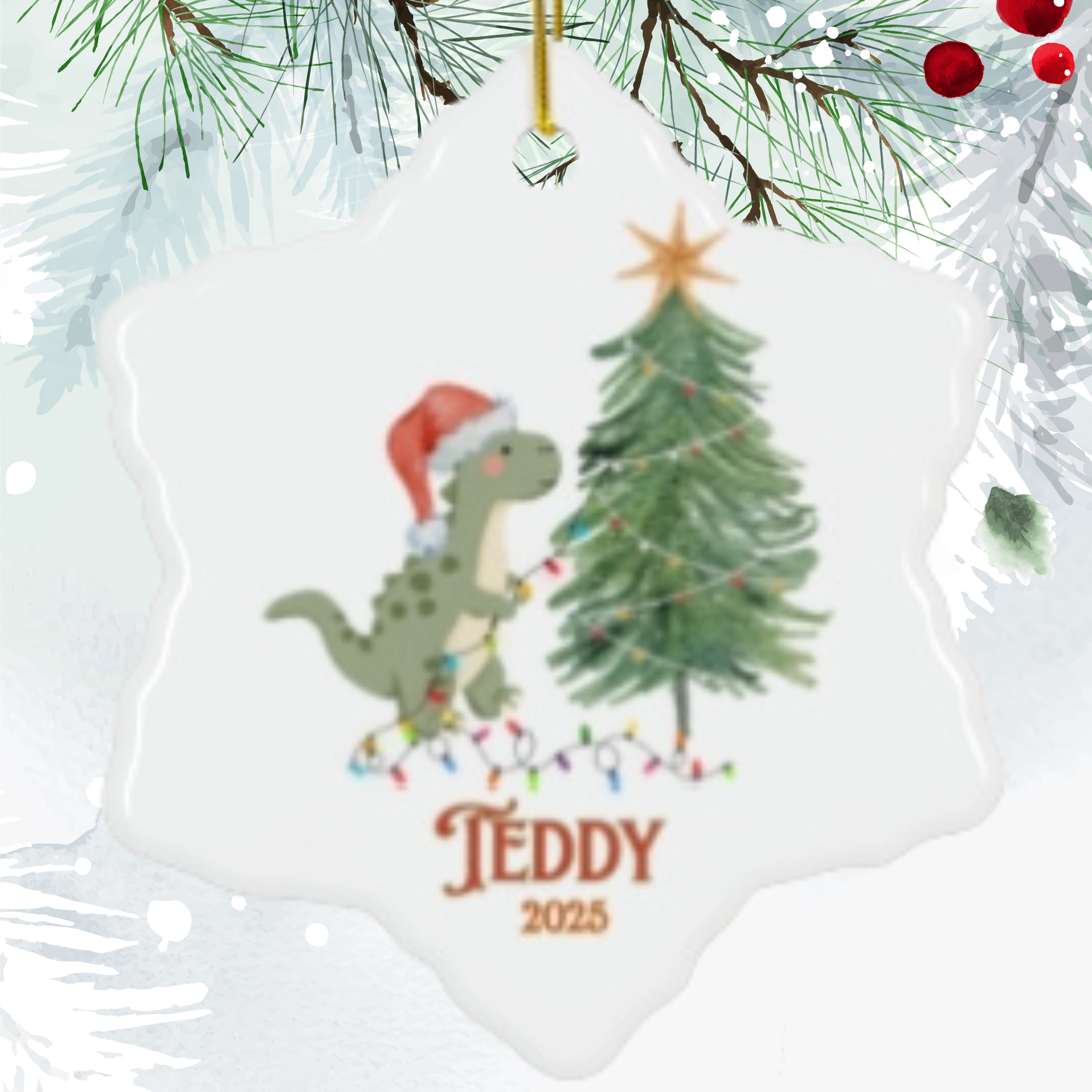 Personalized  Christmas Ornament - Perfect Holiday Gift, Keepsake Decoration, Christmas Celebration, Unique Tree Decor, Family [...]