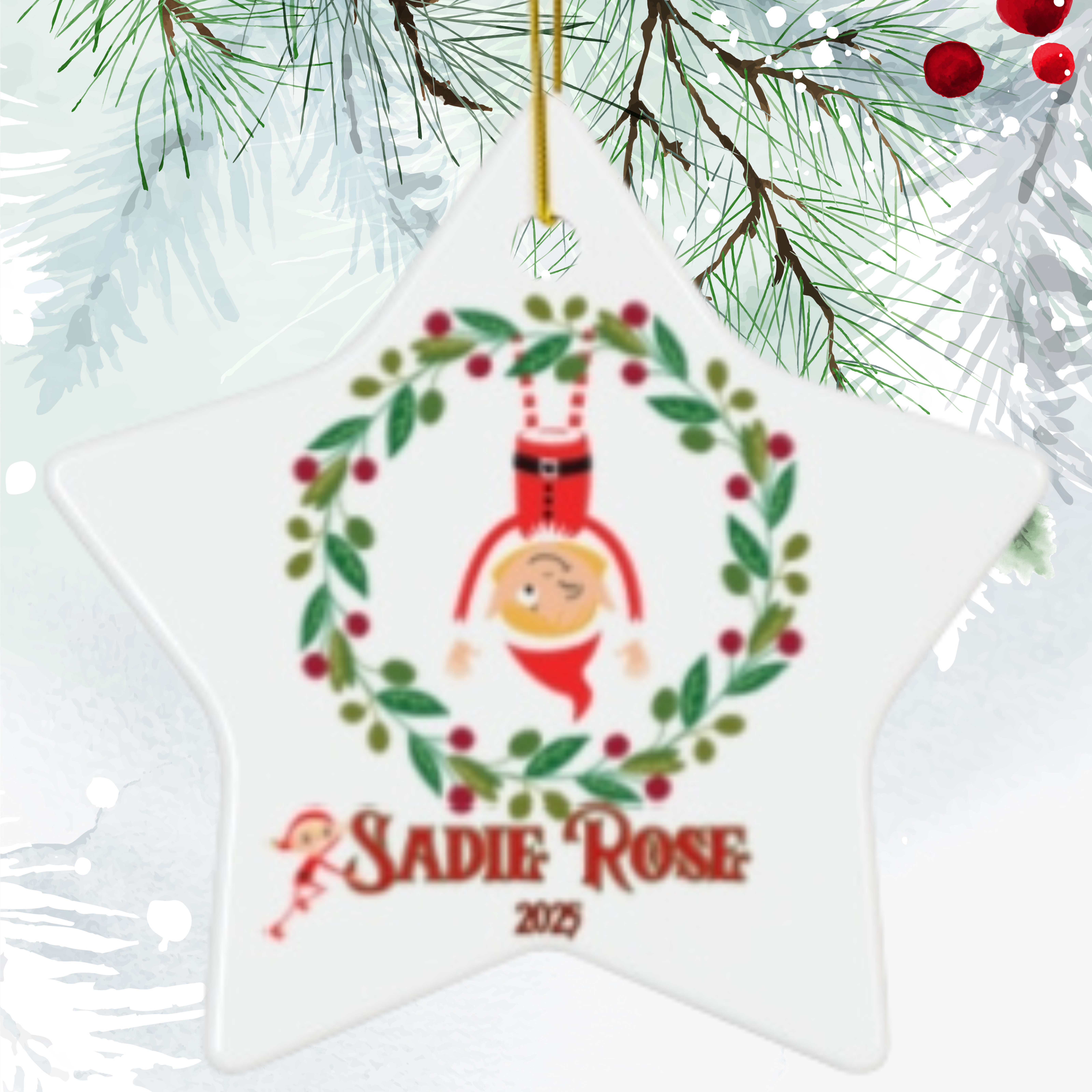 Personalized  Christmas Ornament - Perfect Holiday Gift, Keepsake Decoration, Christmas Celebration, Unique Tree Decor, Family [...]