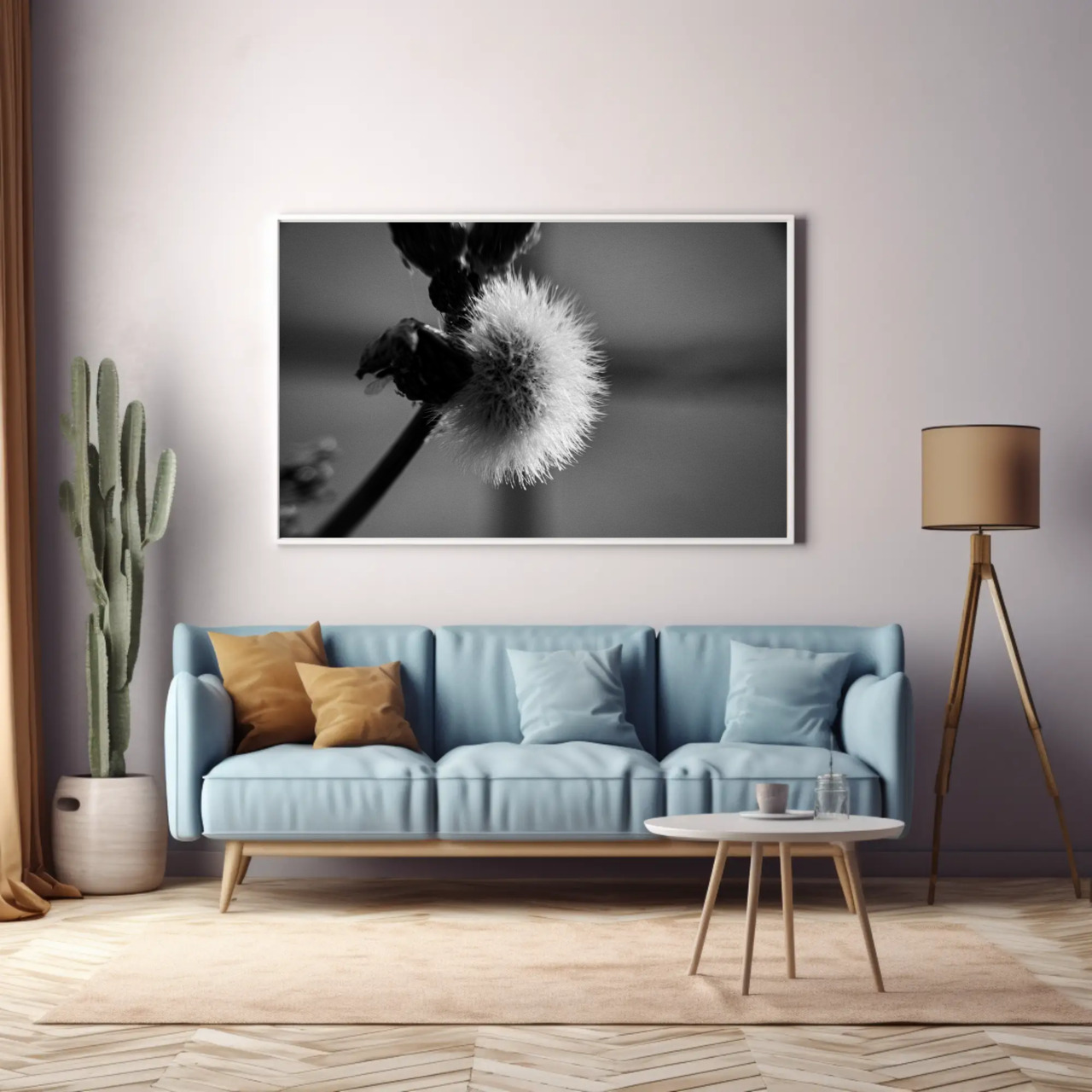 Elegant Black and White Fine Art Print with Passepartout Frame product thumbnail image Elegant Black and White Fine Art Print with Passepartout Frame product thumbnail image