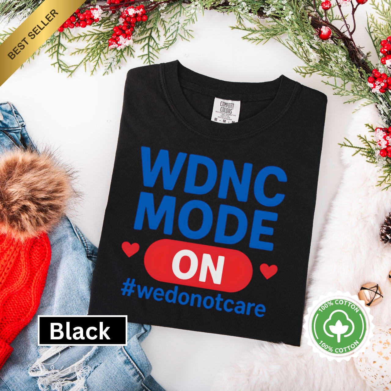 Statement Shirt Womens Tee Wdnc Club We Do Not Care Shirt product thumbnail image Statement Shirt Womens Tee Wdnc Club We Do Not Care Shirt product thumbnail image