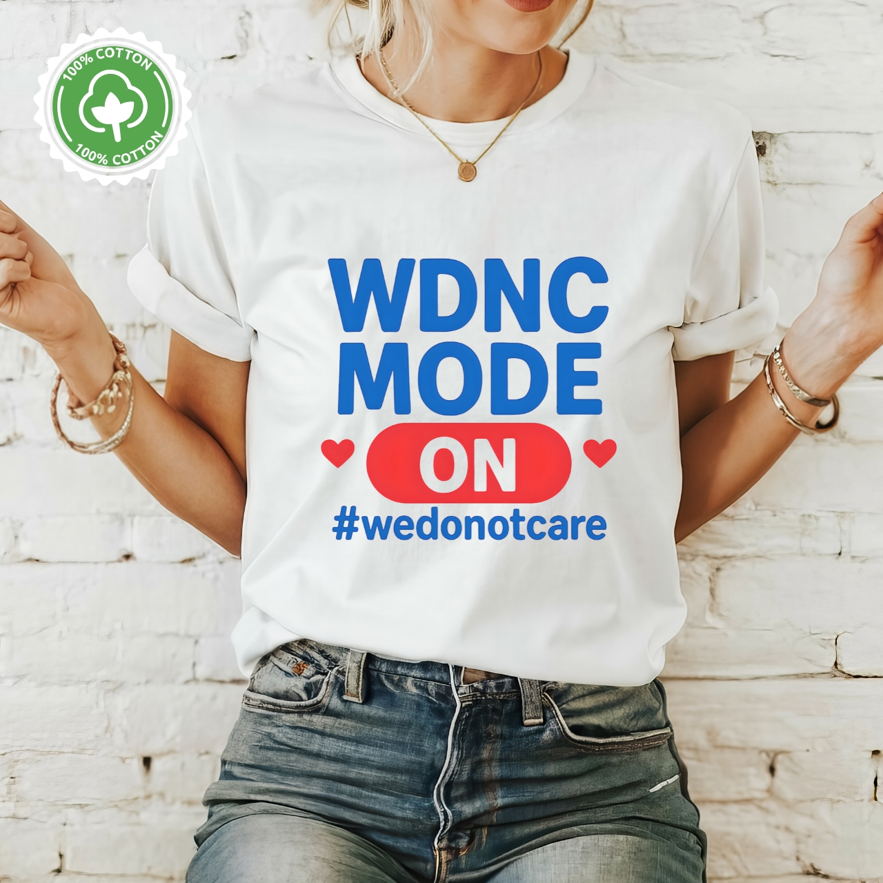 Statement Shirt Womens Tee Wdnc Club We Do Not Care Shirt product thumbnail image Statement Shirt Womens Tee Wdnc Club We Do Not Care Shirt product thumbnail image