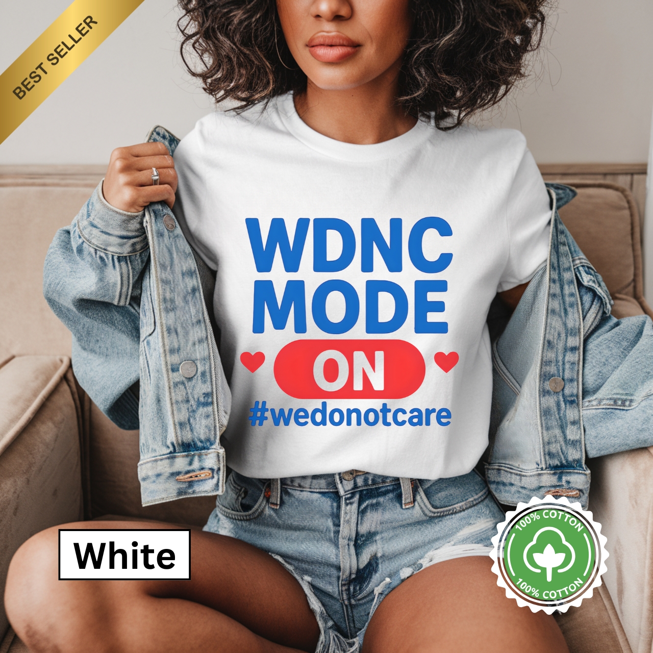 Statement Shirt Womens Tee Wdnc Club We Do Not Care Shirt 