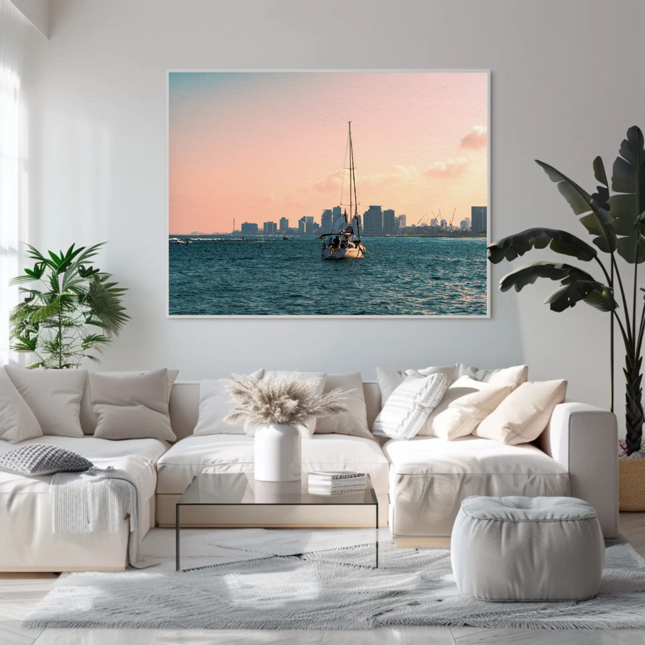 Sailboat Sunset Fine Art Prints - Passepartout Framed Wall Decor product thumbnail image Sailboat Sunset Fine Art Prints - Passepartout Framed Wall Decor product thumbnail image