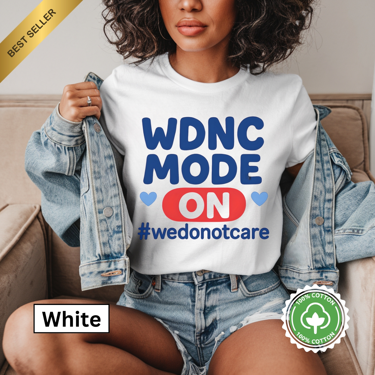 WDNC Mode On T-Shirt - Fun & Casual Wear WDNC Mode On T-Shirt - Fun & Casual Wear