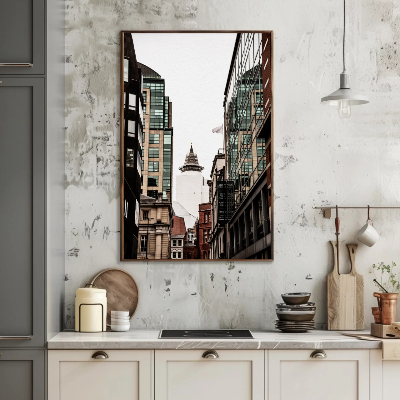 Urban Architecture Fine Art Print with Passepartout Frame product thumbnail image Urban Architecture Fine Art Print with Passepartout Frame product thumbnail image