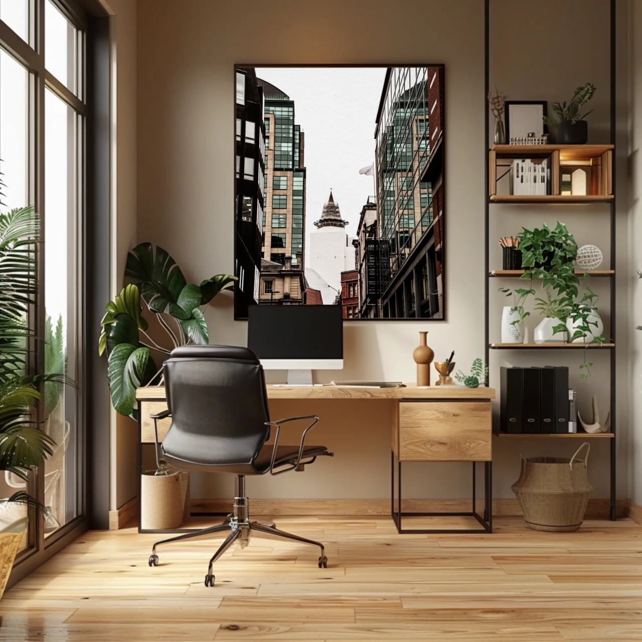 Urban Architecture Fine Art Print with Passepartout Frame product thumbnail image Urban Architecture Fine Art Print with Passepartout Frame product thumbnail image