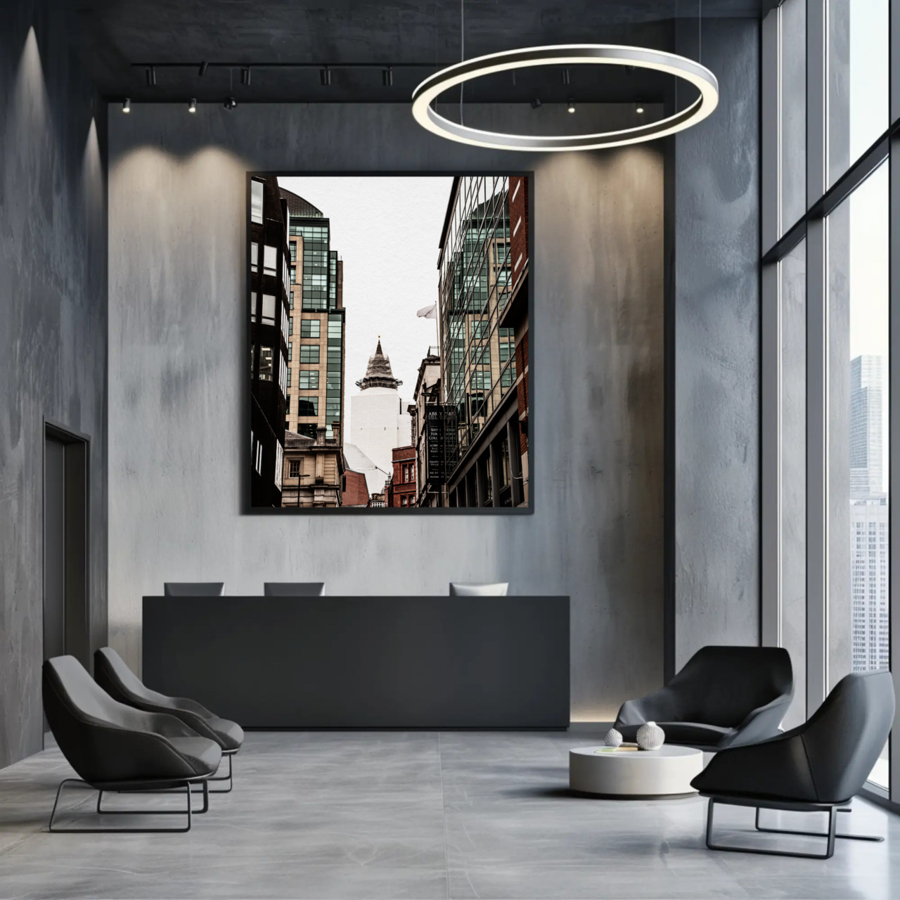 Urban Architecture Fine Art Print with Passepartout Frame product thumbnail image Urban Architecture Fine Art Print with Passepartout Frame product thumbnail image