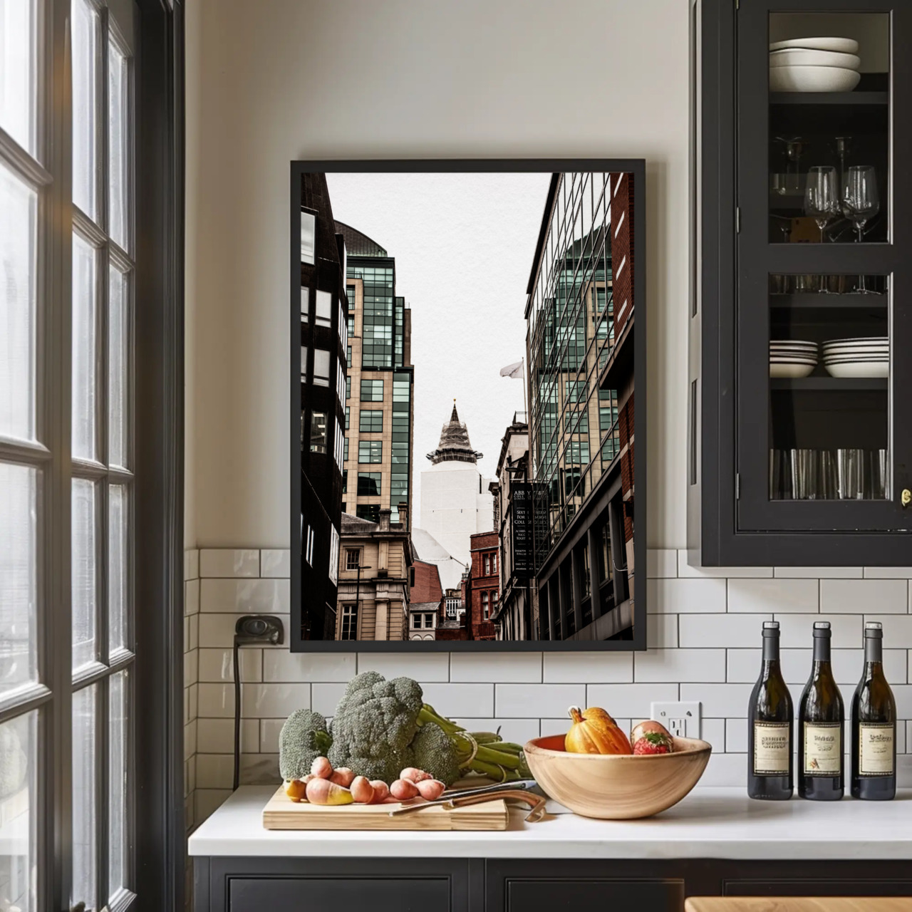 Urban Architecture Fine Art Print with Passepartout Frame product thumbnail image Urban Architecture Fine Art Print with Passepartout Frame product thumbnail image