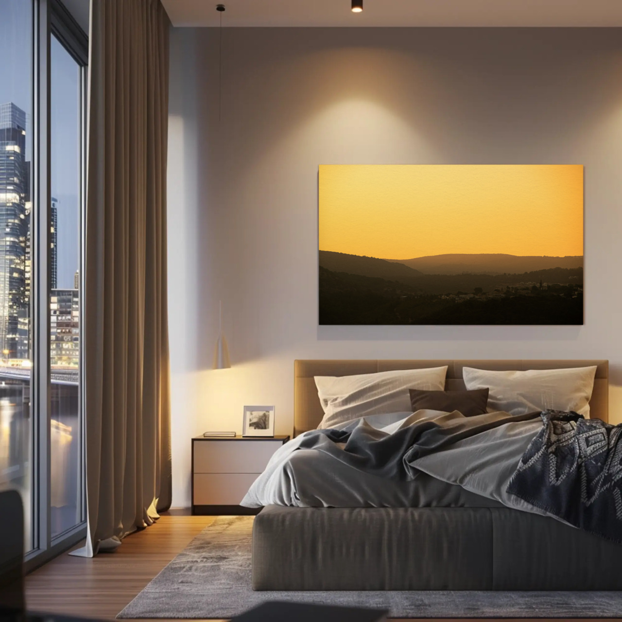 Framed Fine Art Prints - Sunset Landscape product thumbnail image