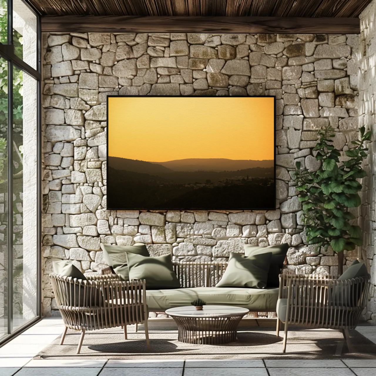 Framed Fine Art Prints - Sunset Landscape product thumbnail image