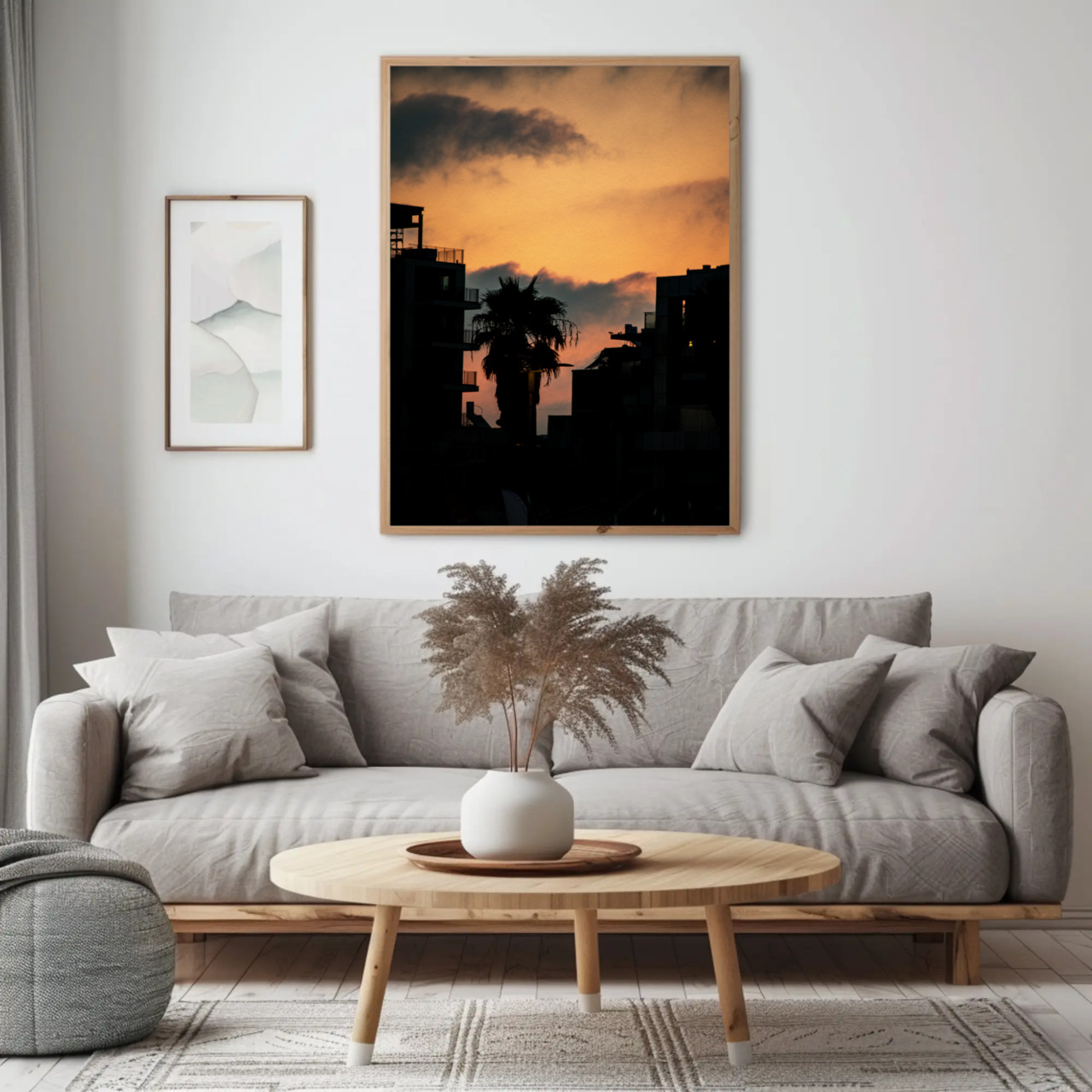 Sunset Cityscape Fine Art Print - Framed Passepartout Decor product thumbnail image Sunset Cityscape Fine Art Print - Framed Passepartout Decor product thumbnail image