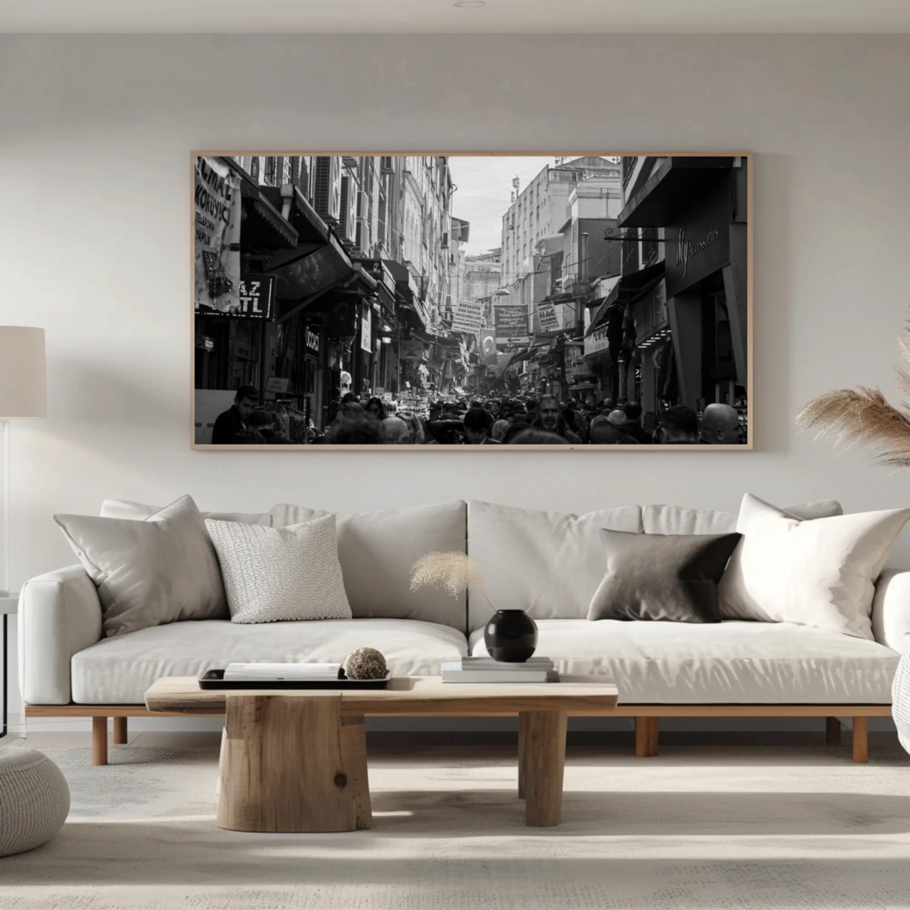 Black and White Urban Fine Art Print with Passepartout Frame product thumbnail image