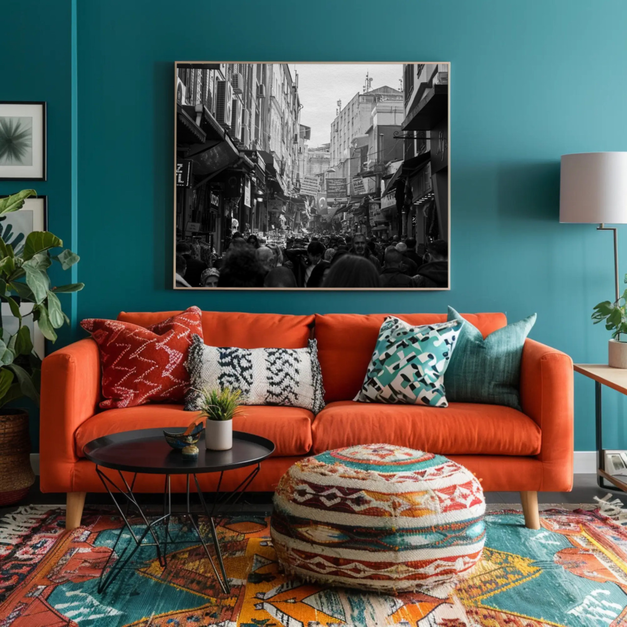 Black and White Urban Fine Art Print with Passepartout Frame product thumbnail image Black and White Urban Fine Art Print with Passepartout Frame product thumbnail image